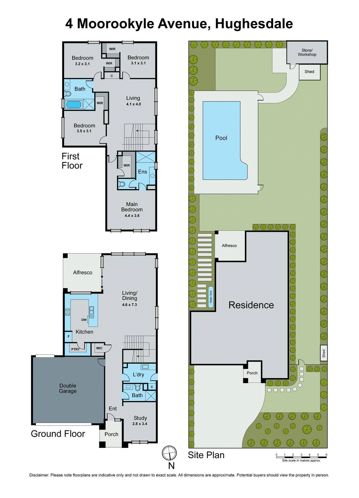 4 Moorookyle Avenue, Hughesdale VIC 3166 - Floorplan