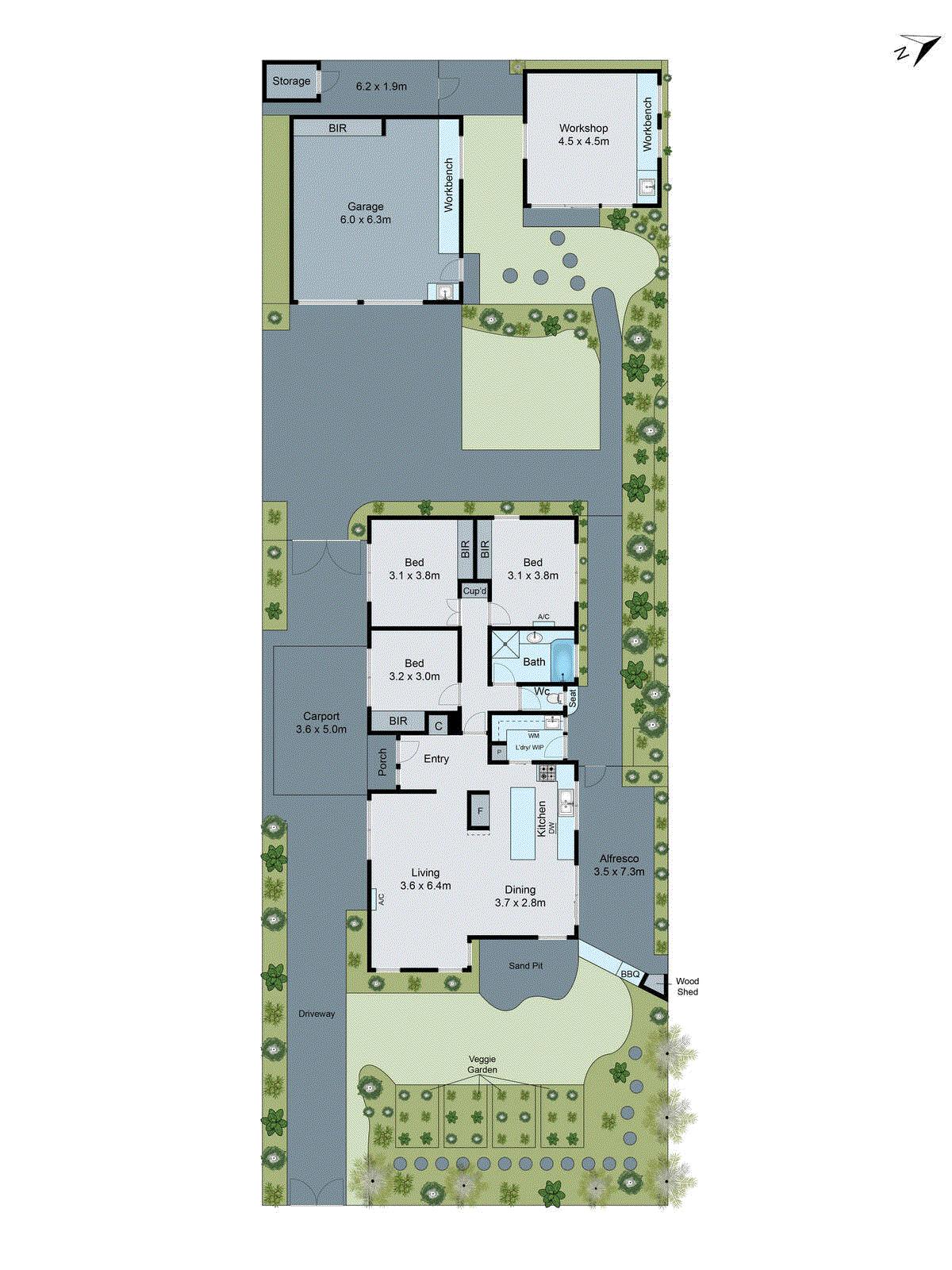 4 Mura Court, Grovedale VIC 3216 - Floorplan