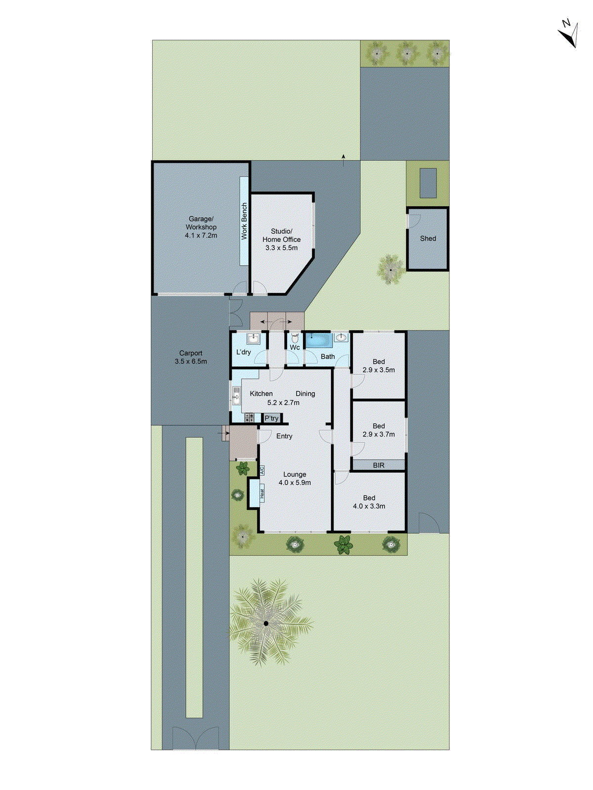 4 Olney Avenue, Thomson VIC 3219 - Floorplan