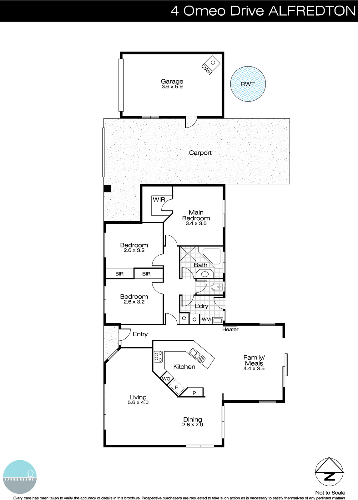 4 Omeo Drive, Alfredton VIC 3350 - Floorplan