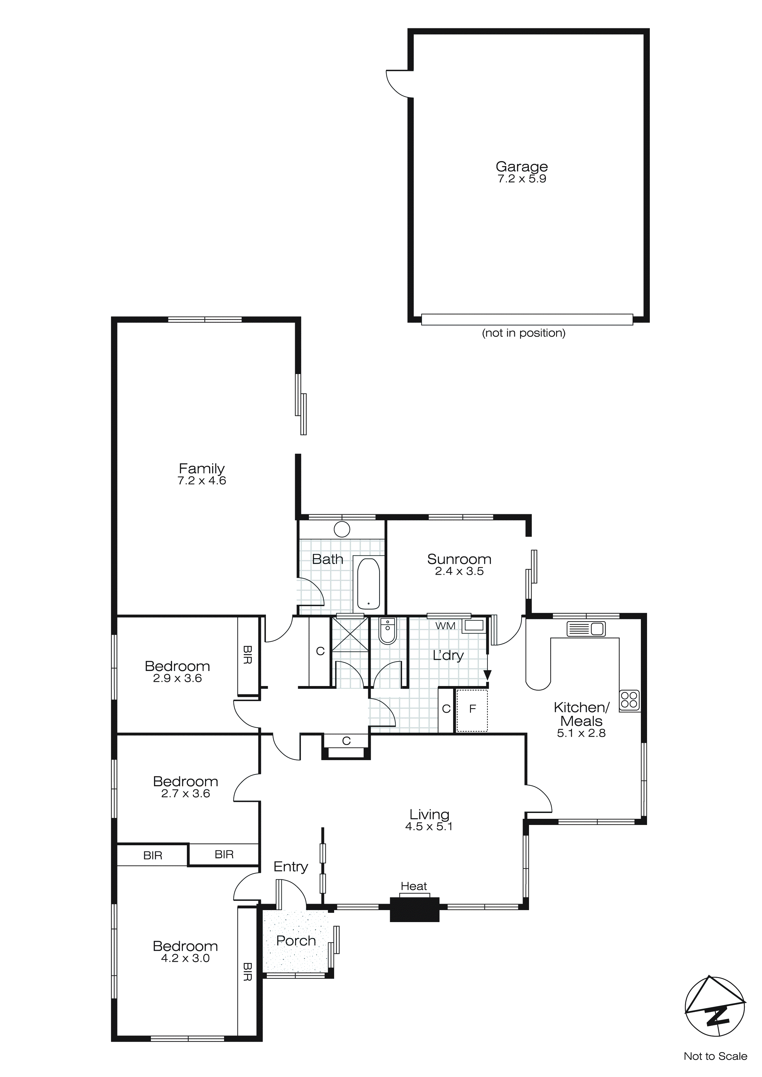 4 Orama Avenue, Wendouree VIC 3355 - Floorplan