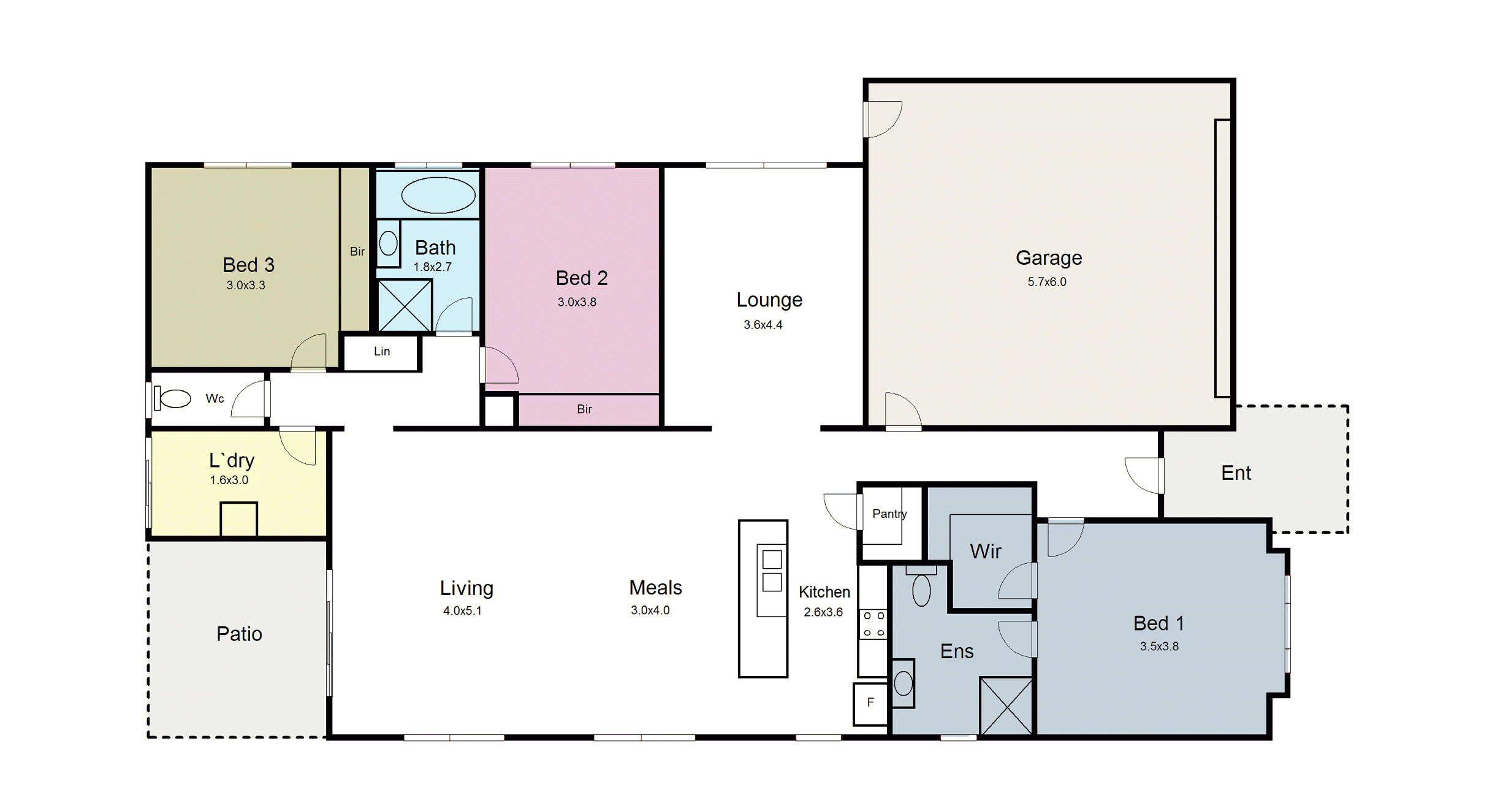 4 Orbost Drive, MINERS REST VIC 3352 - Floorplan