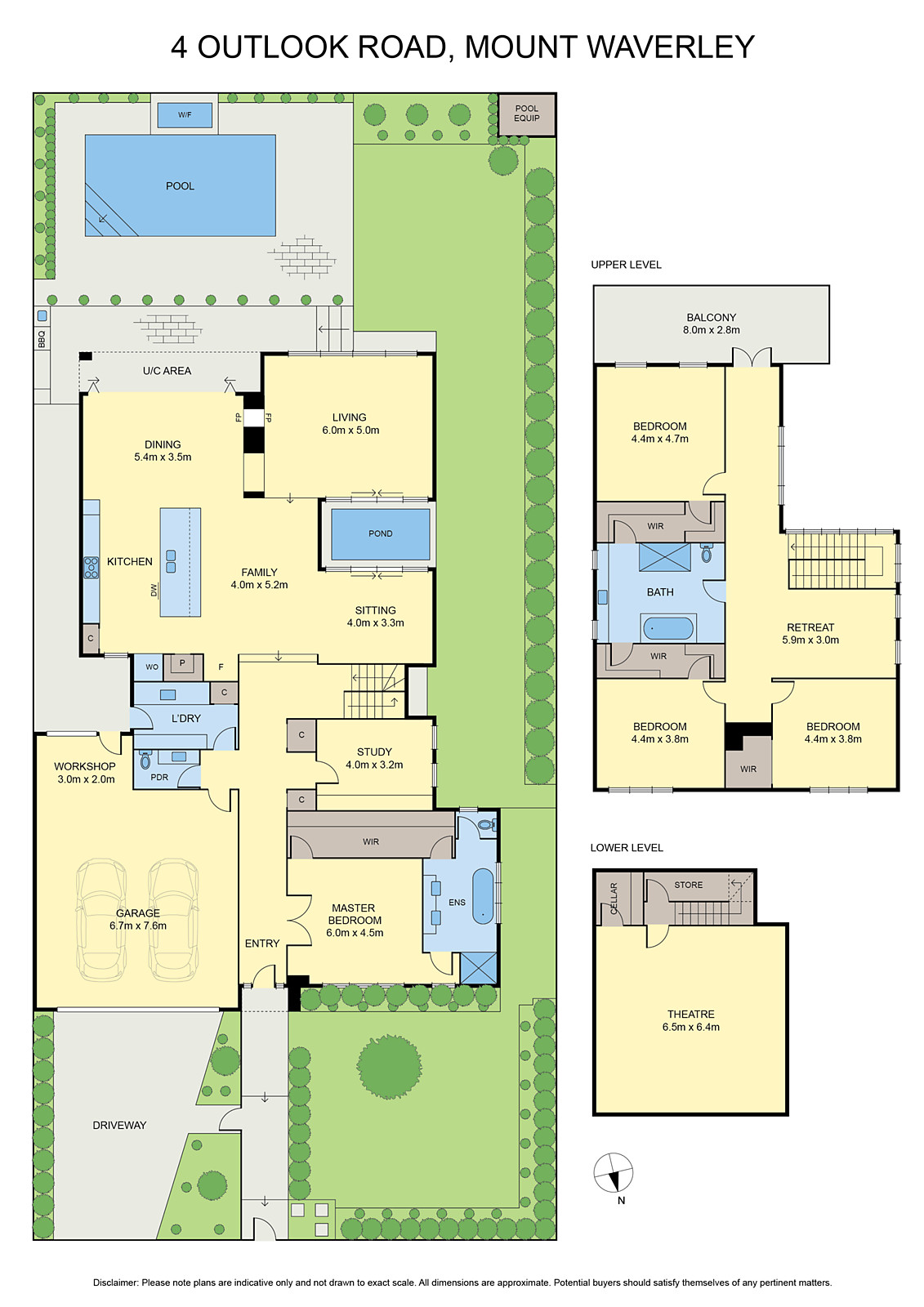 4 Outlook Road, Mount Waverley VIC 3149 - Floorplan