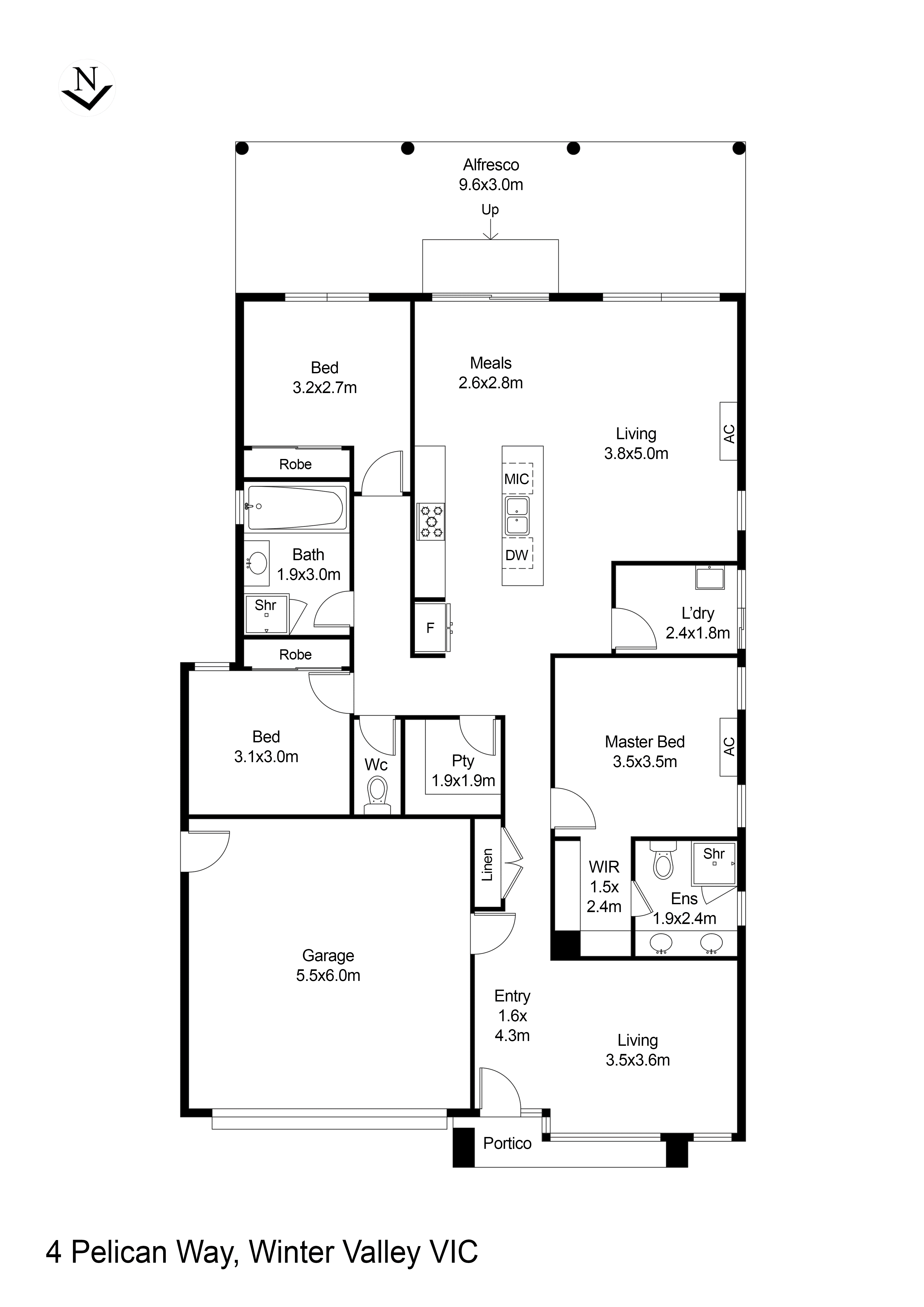 4 Pelican Drive, Winter Valley VIC 3358 - Floorplan
