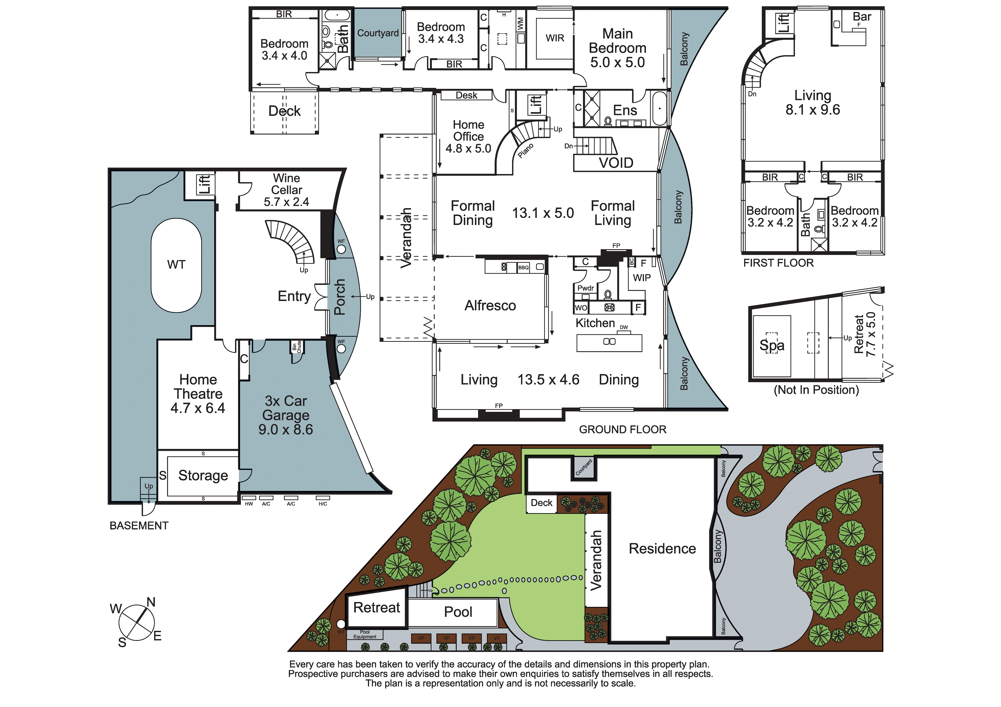 4 Pleasant View Crescent, Wheelers Hill VIC 3150 - Floorplan