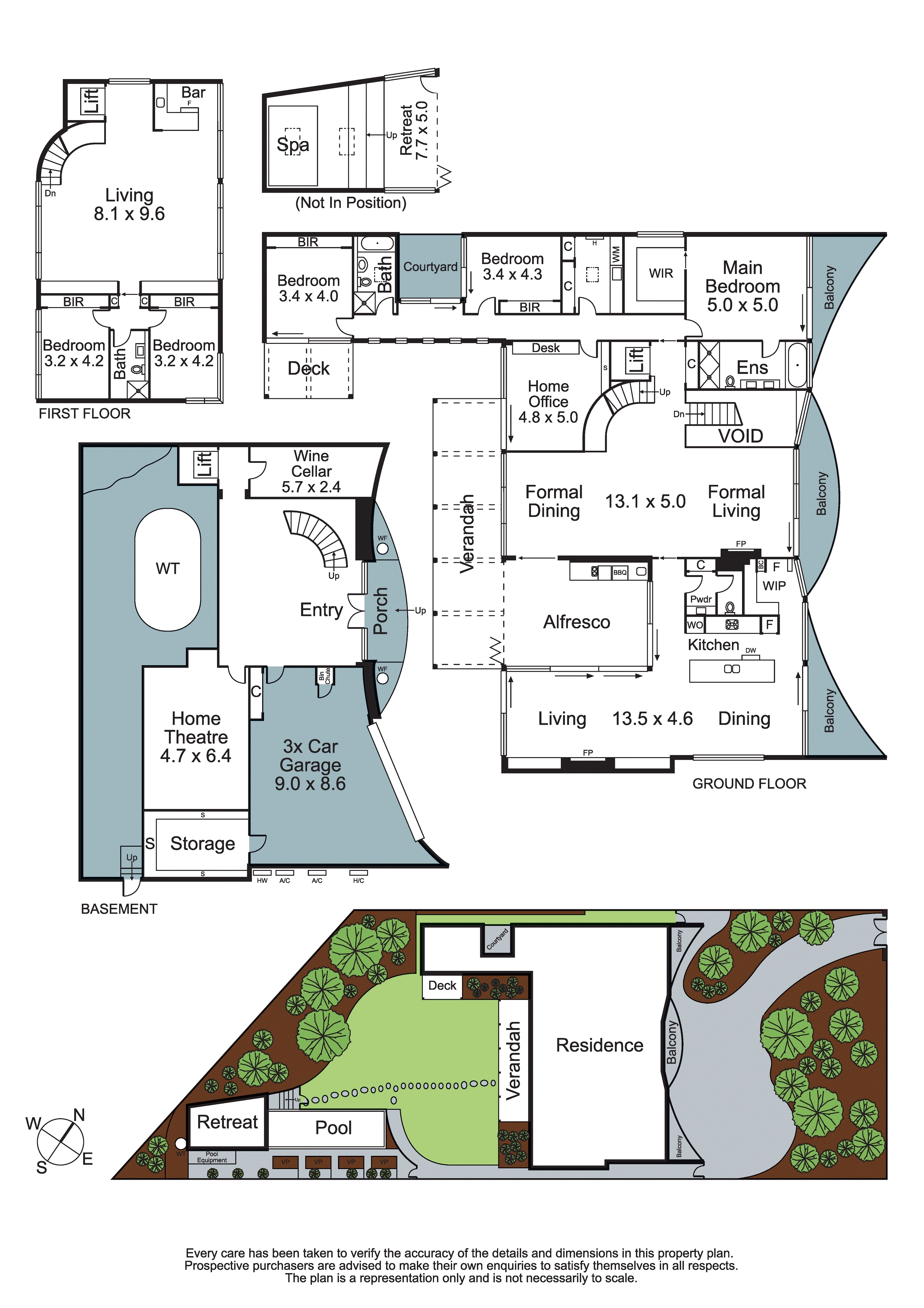 4 Pleasant View Crescent, Wheelers Hill VIC 3150 - Floorplan