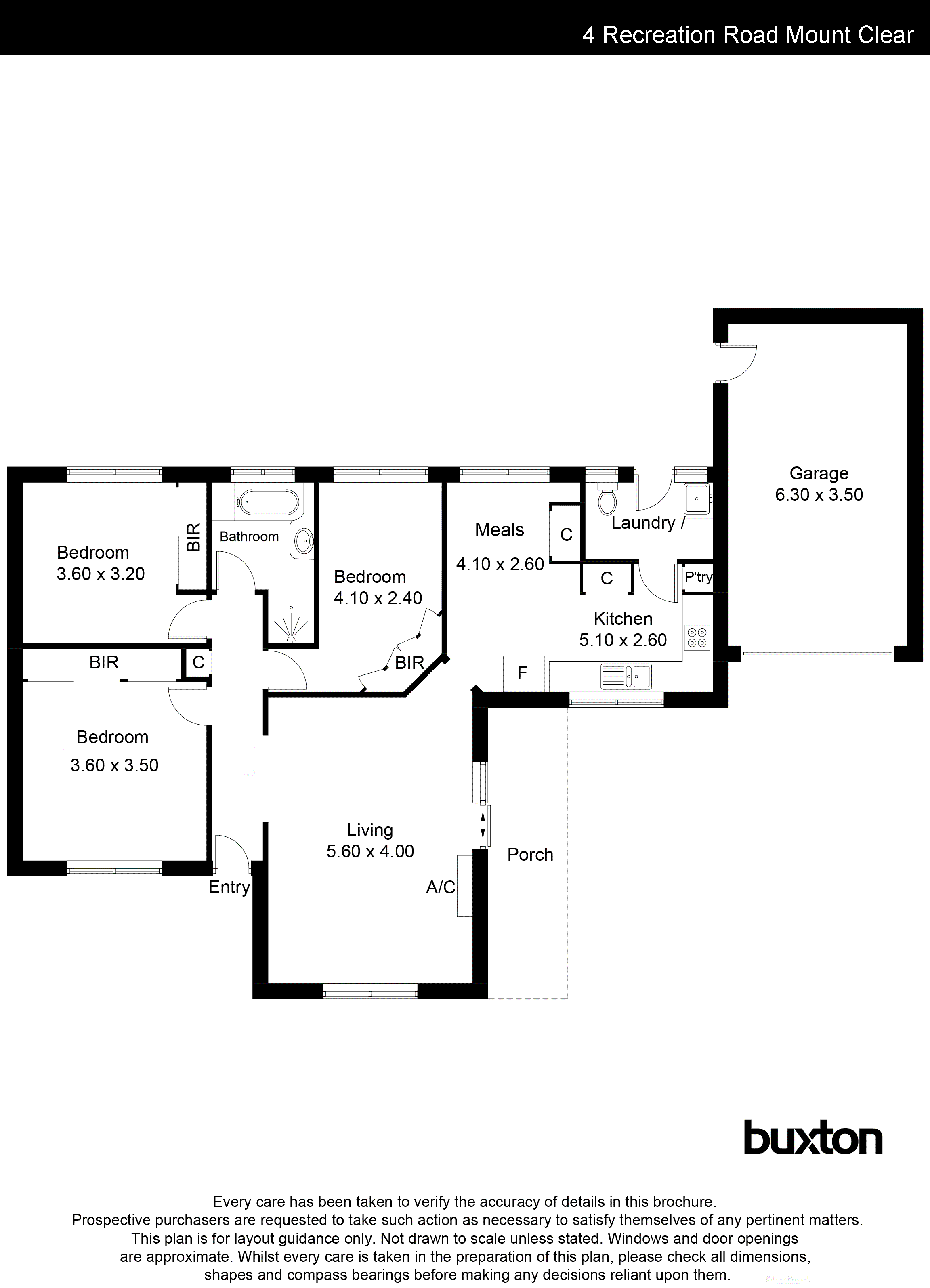 4 Recreation Road, Mount Clear VIC 3350 - Floorplan