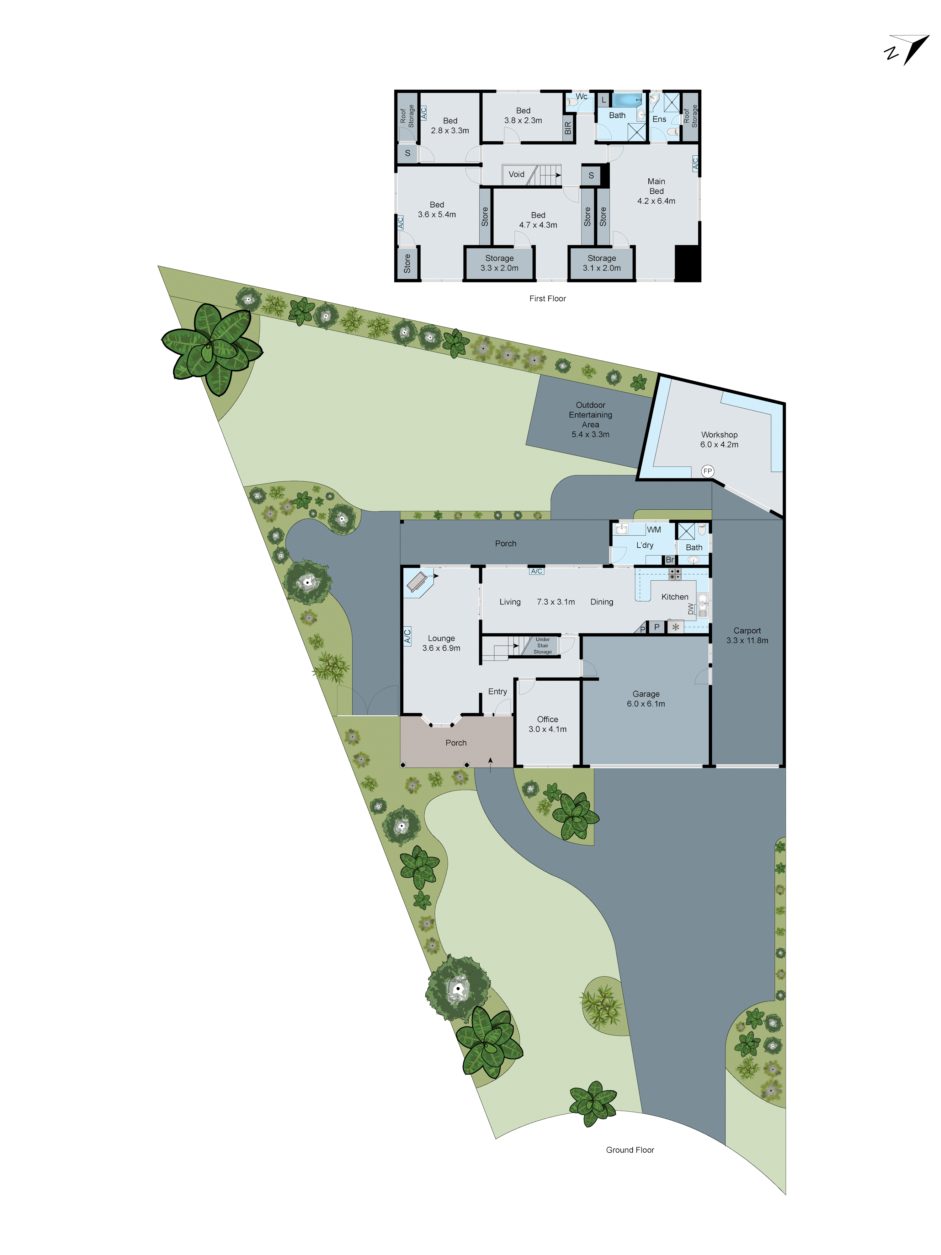 4 Reston Court, Highton VIC 3216 - Floorplan