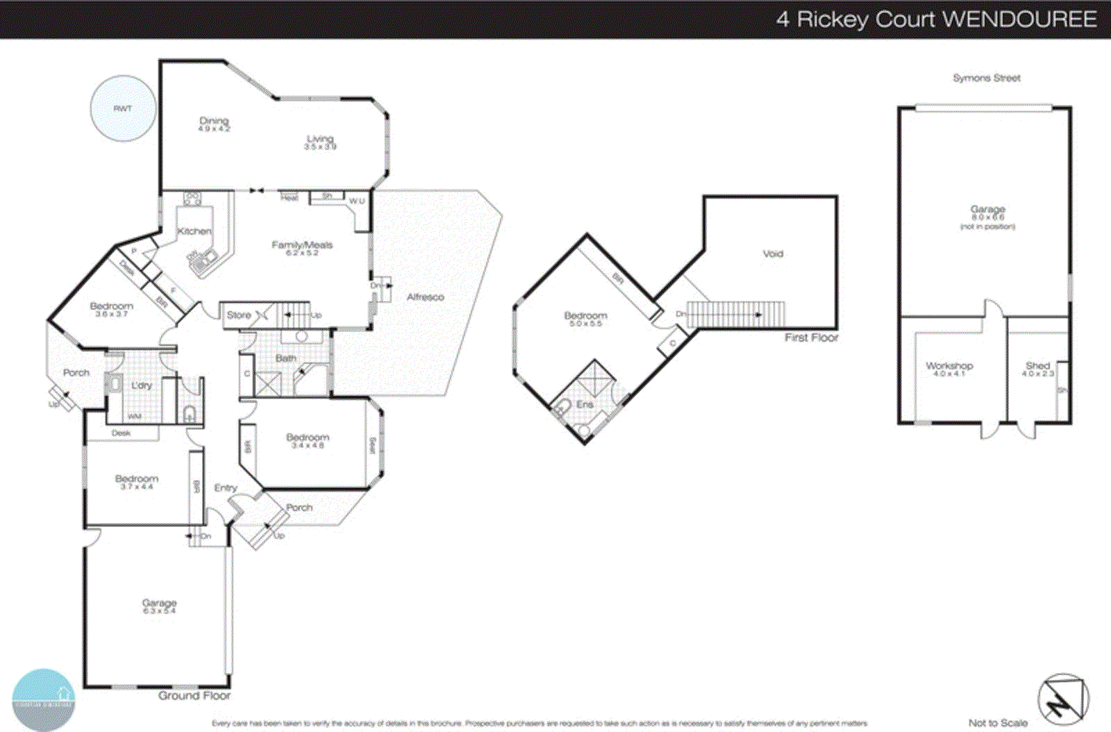 4 Rickey Court, Wendouree VIC 3355 - Floorplan