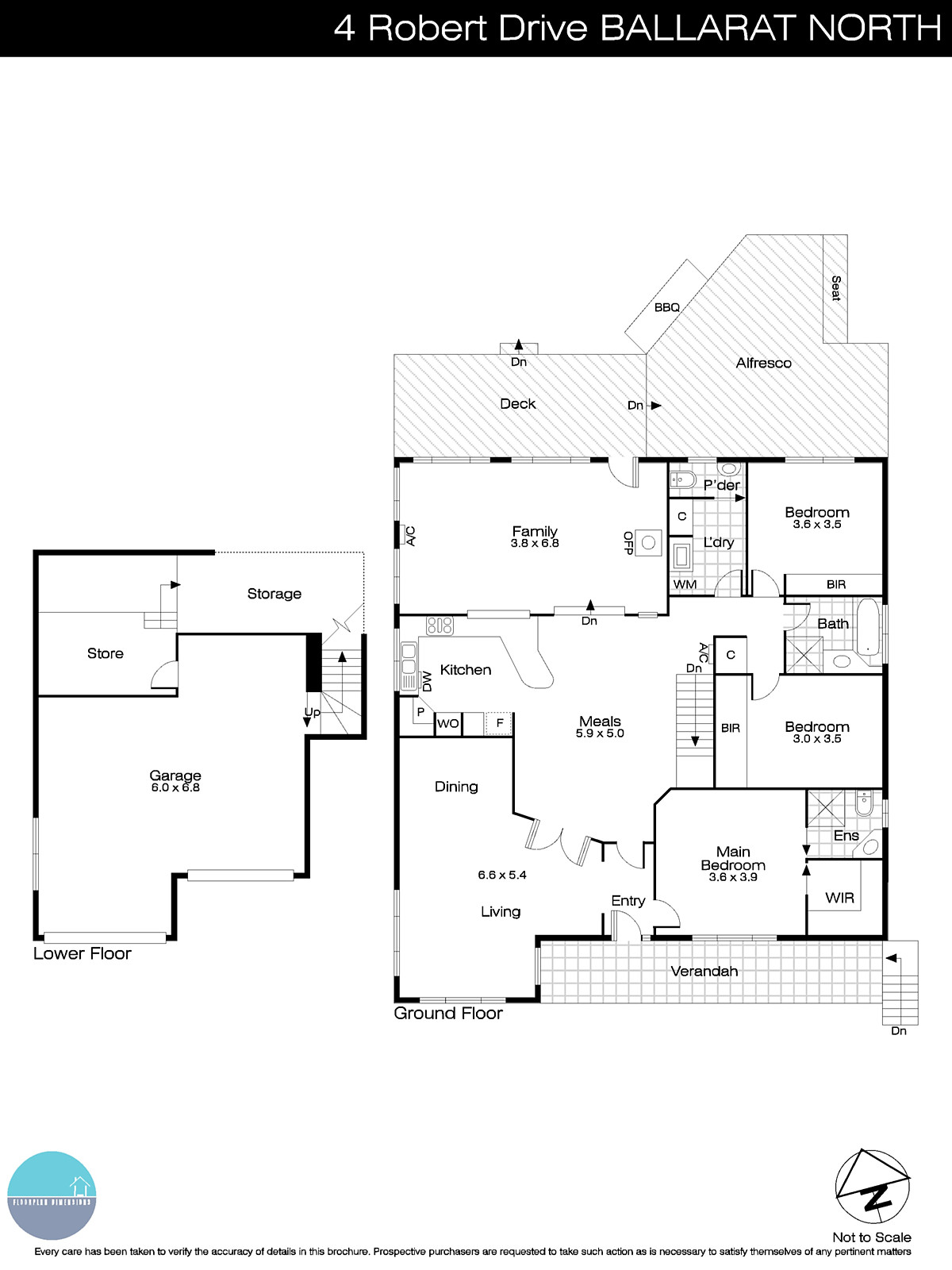 4 Robert Drive, Ballarat North VIC 3350 - Floorplan