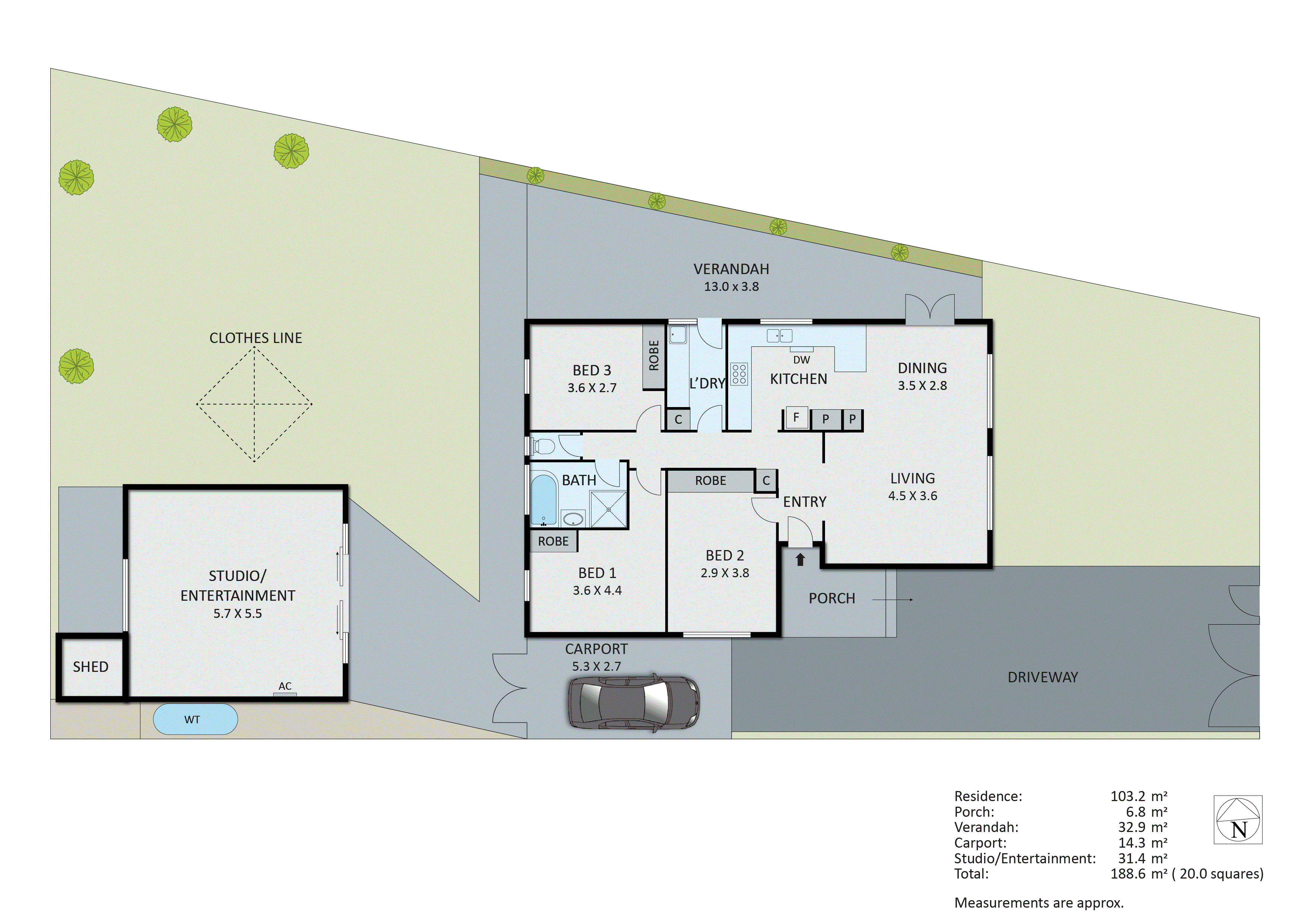 4 Roma Court, Springvale South VIC 3172 - Floorplan