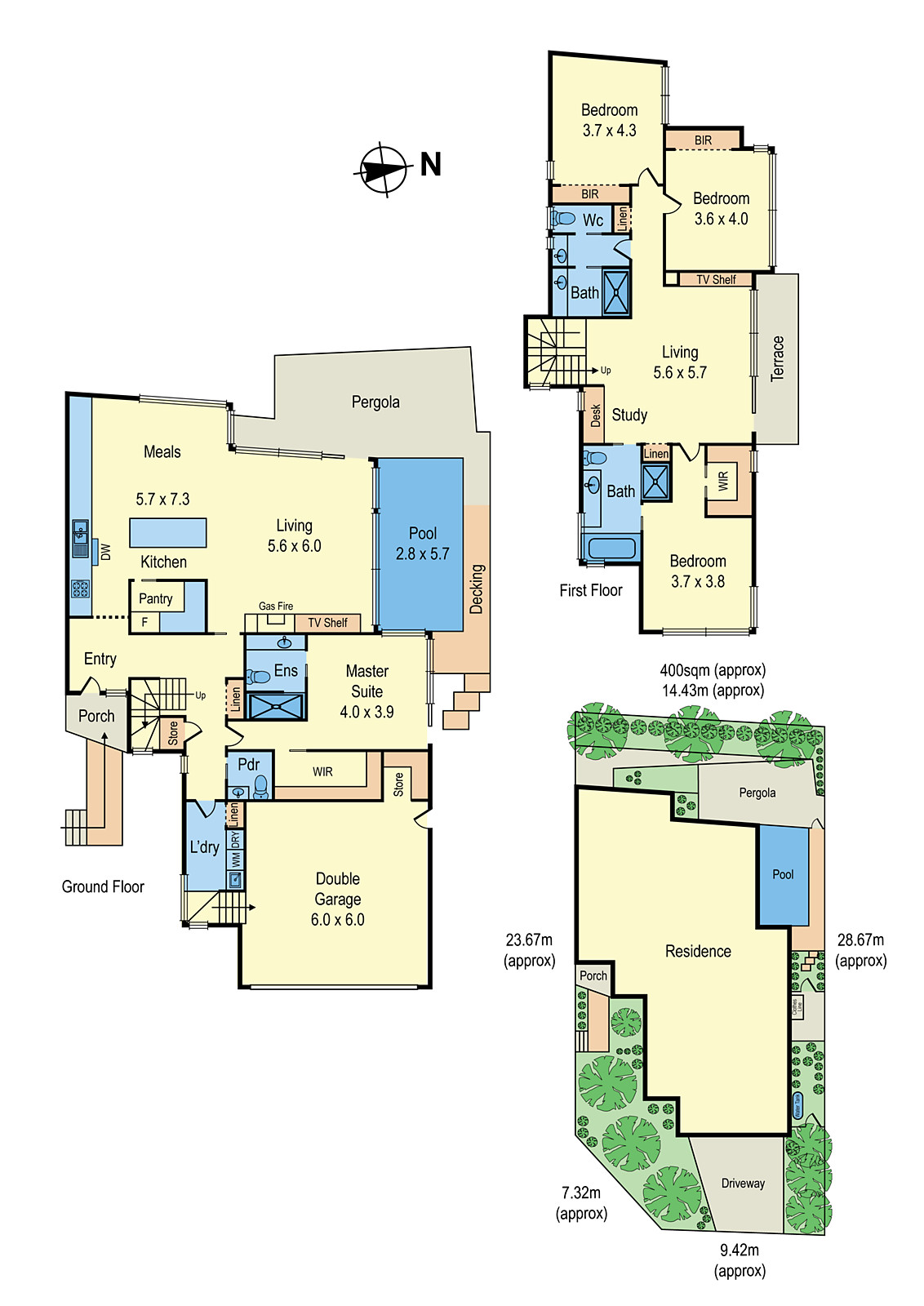4 Ruxton Rise, Beaumaris VIC 3193 - Floorplan