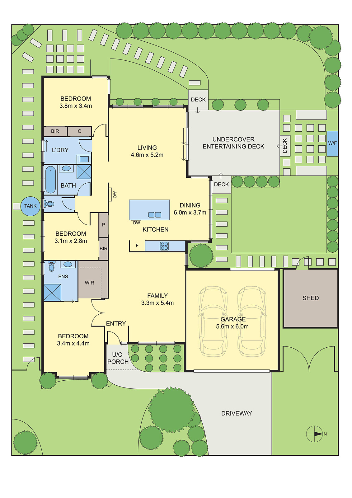 4 Semillion Place, Waurn Ponds VIC 3216 - Floorplan