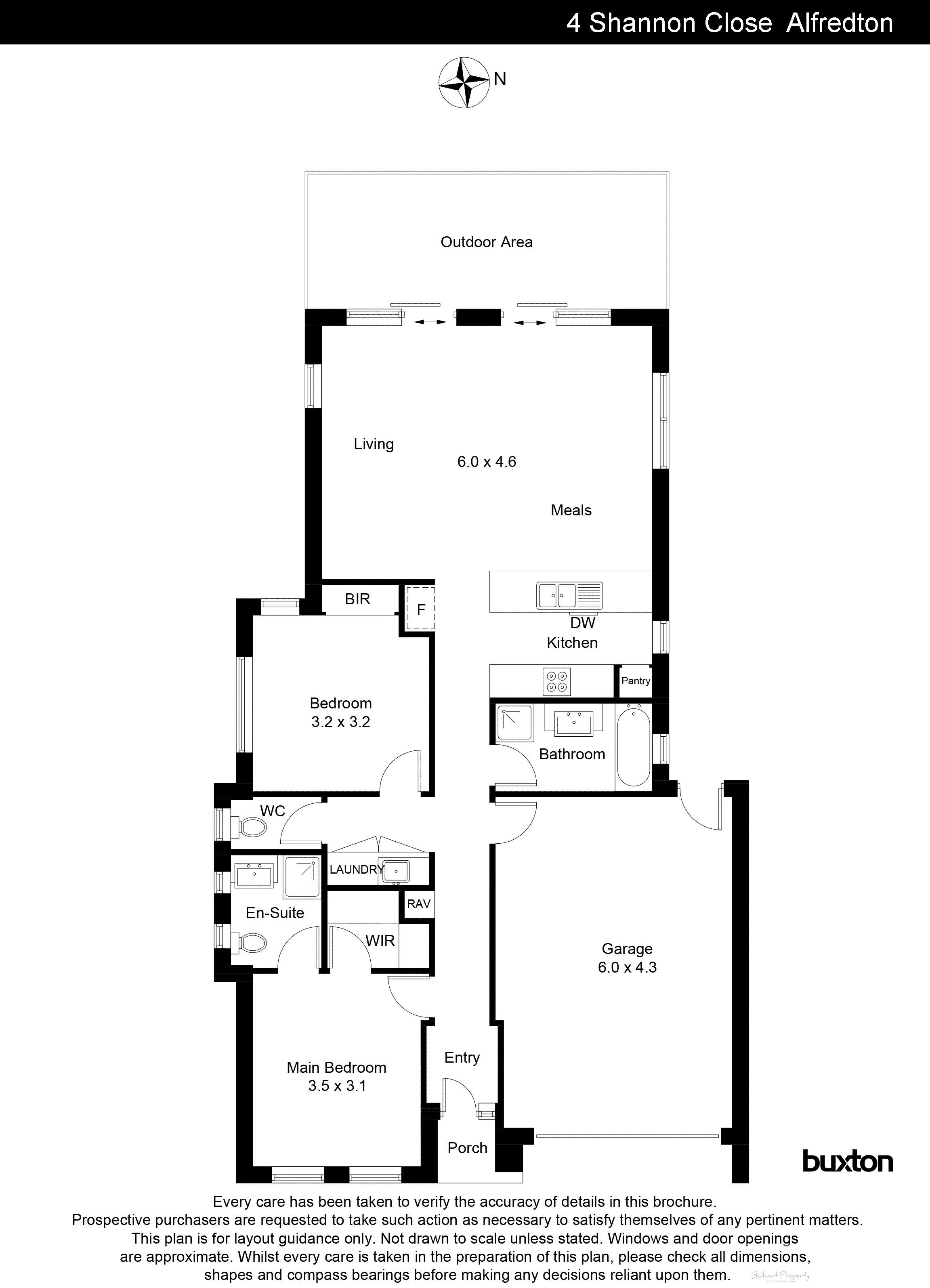 4 Shannon Close, Alfredton VIC 3350 - Floorplan