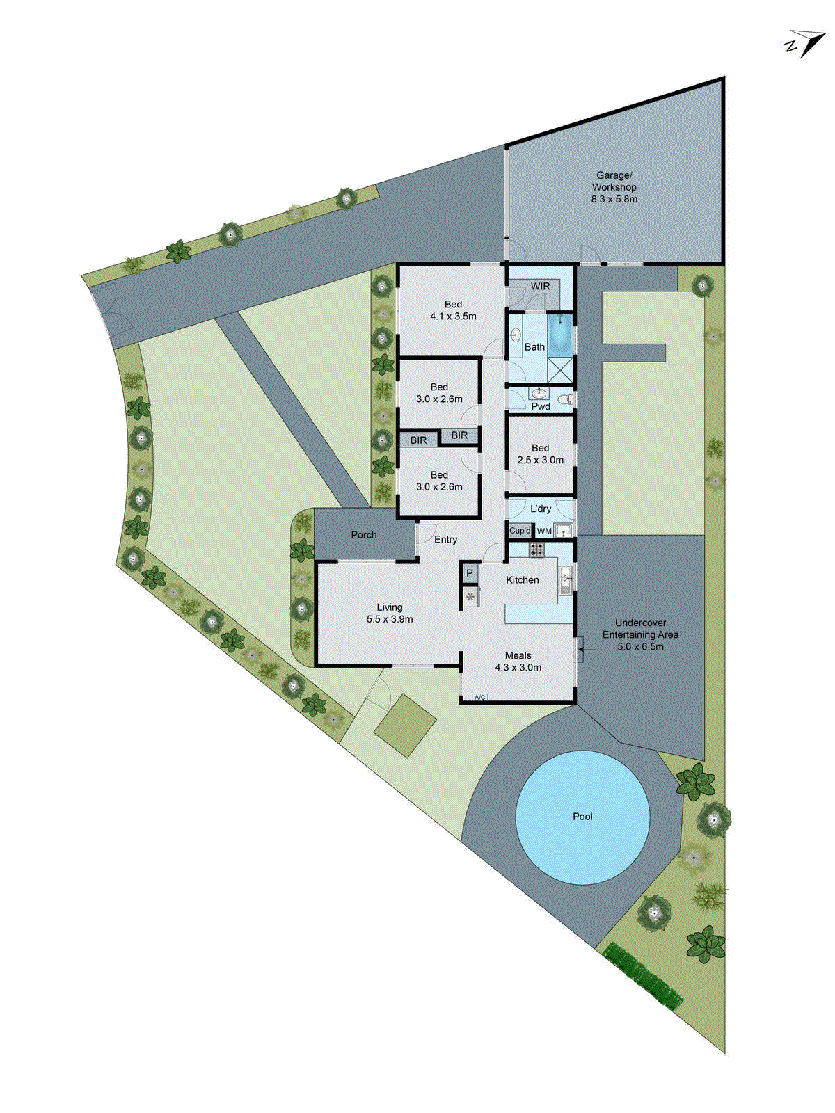 4 Shannon Court, Clarinda VIC 3169 - Floorplan