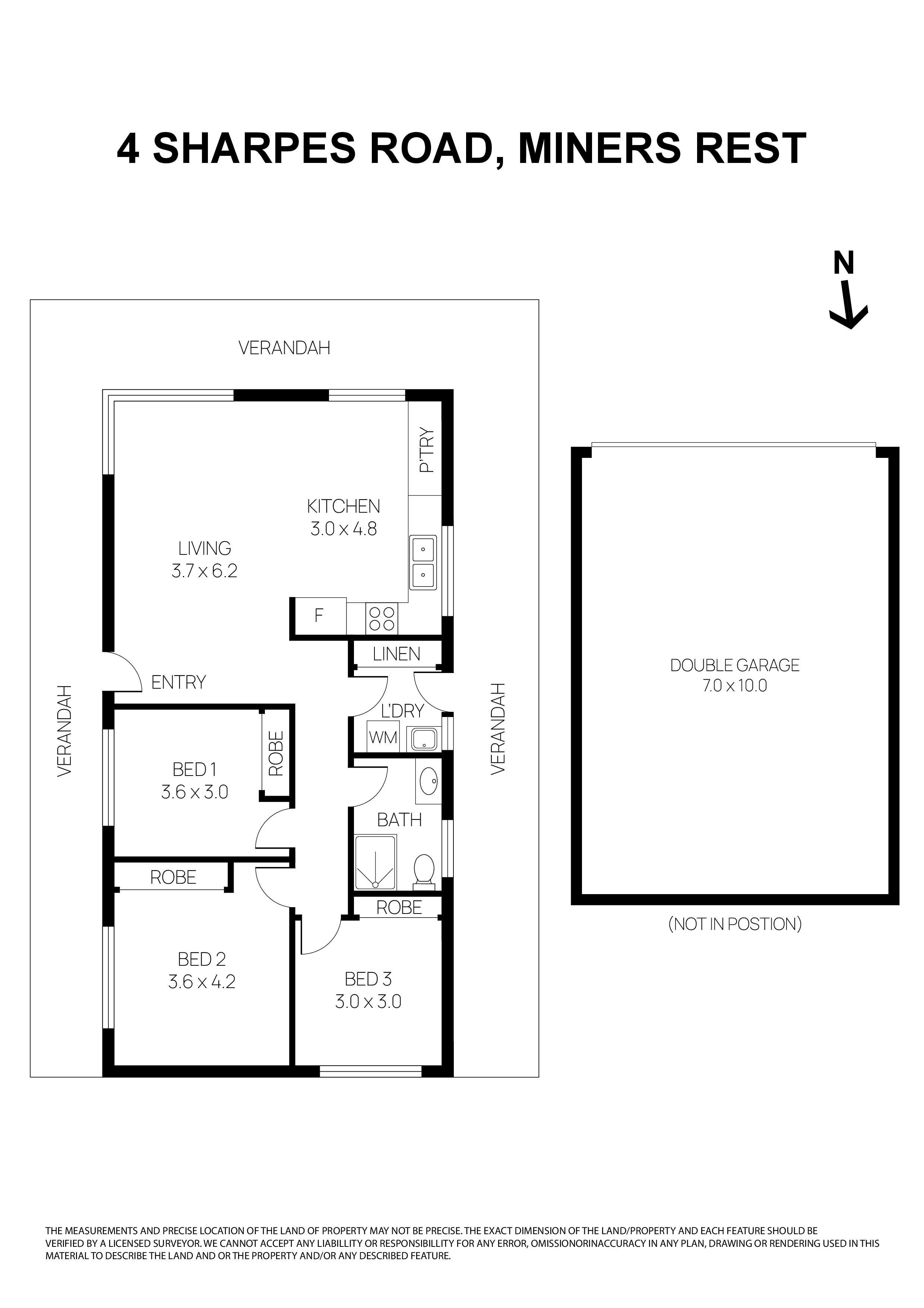 4 Sharpes Road, Miners Rest VIC 3352 - Floorplan