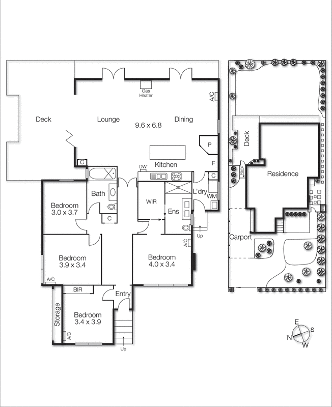 4 Smith Street, Hampton VIC 3188 - Floorplan