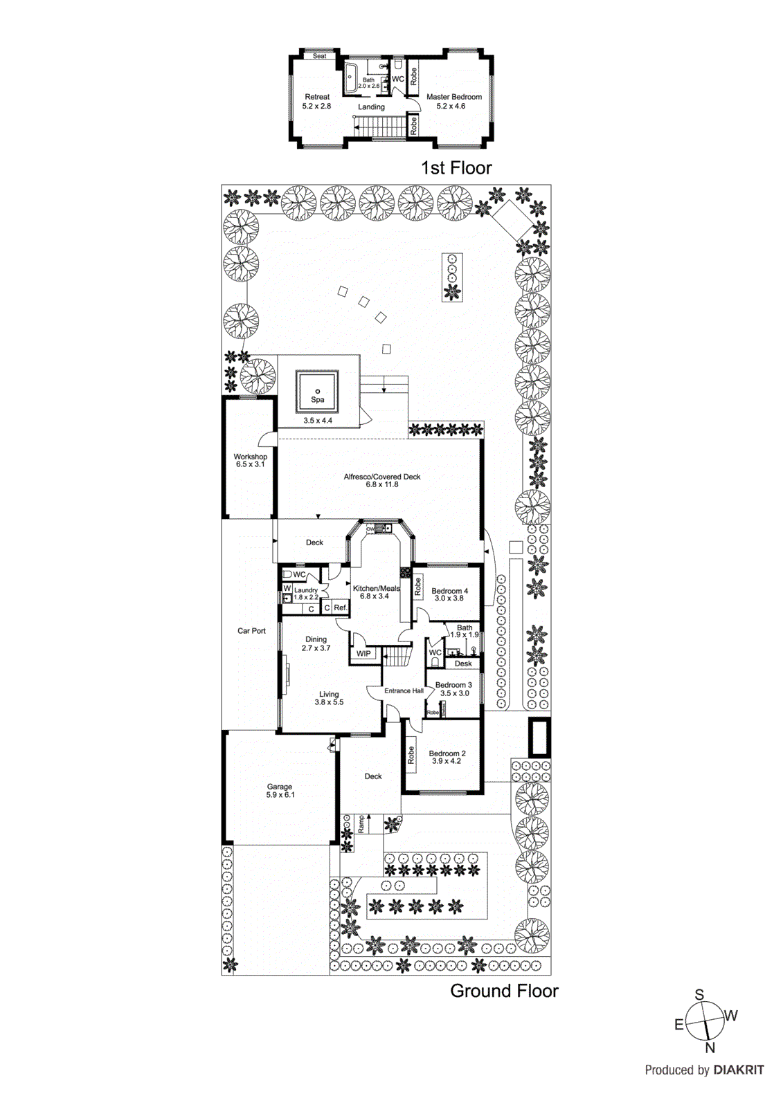 4 St Aubin Street, Beaumaris VIC 3193 - Floorplan