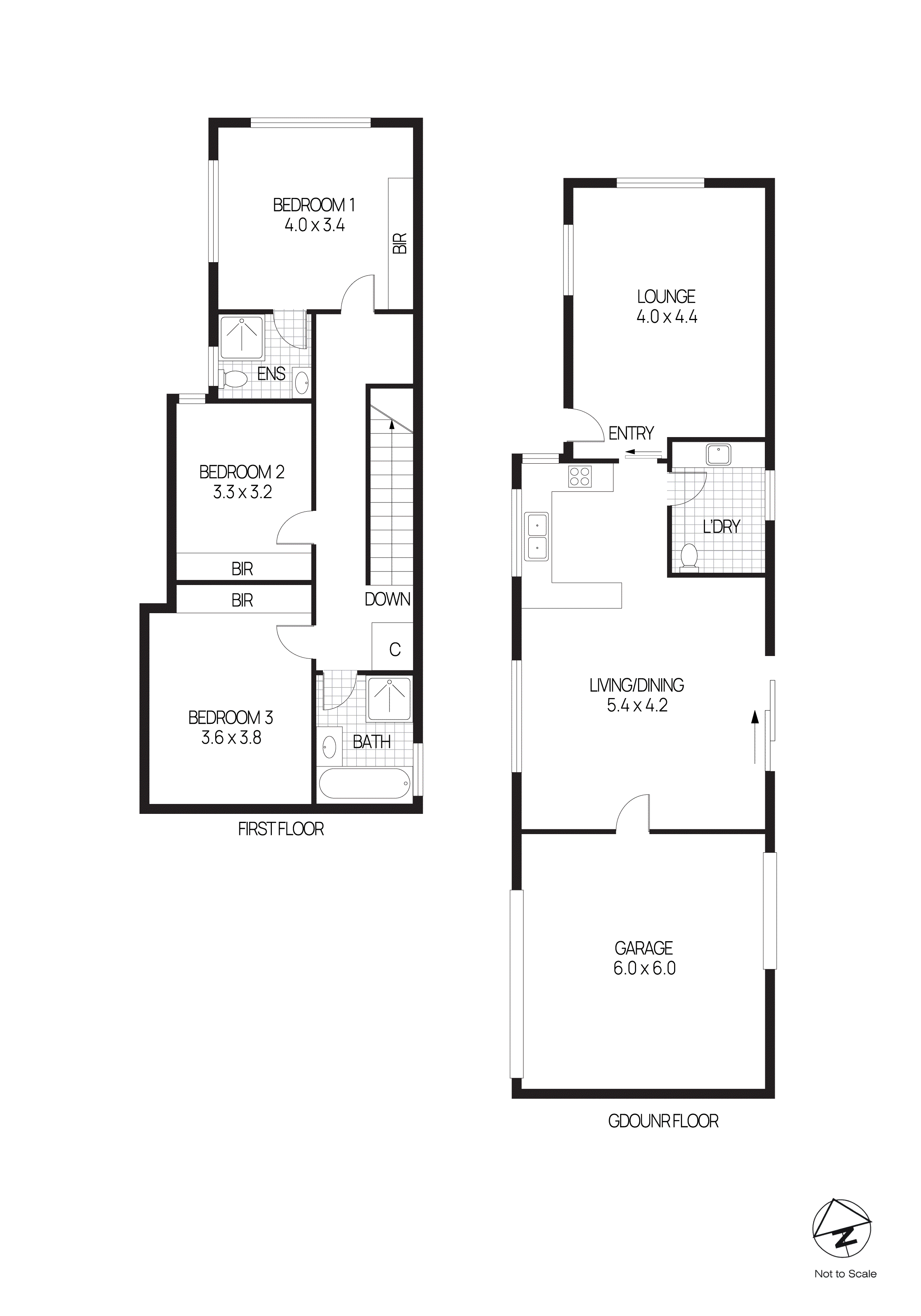 4 St Clare Avenue, Lake Gardens VIC 3355 - Floorplan