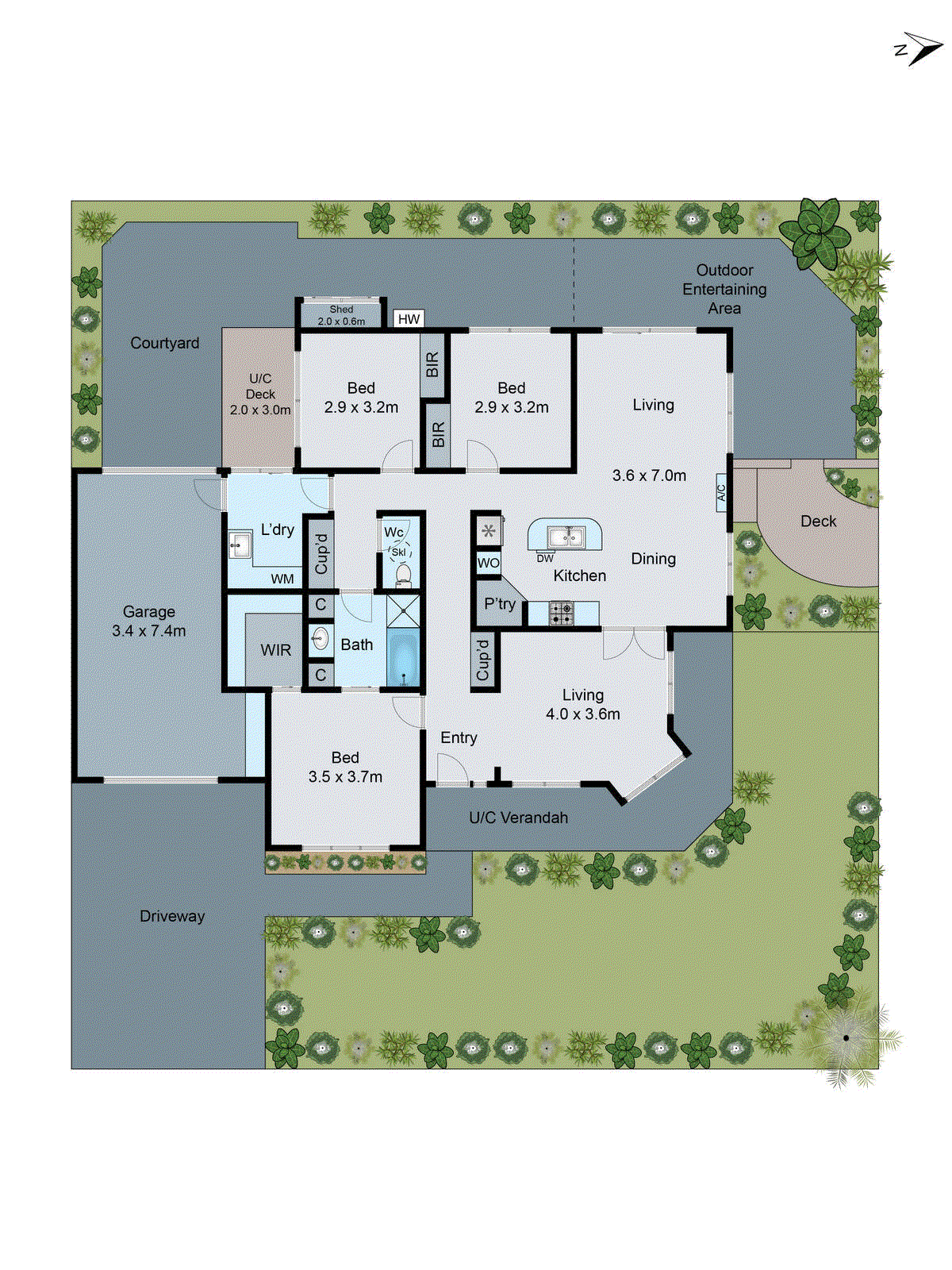 4 Tetila Avenue, Grovedale VIC 3216 - Floorplan
