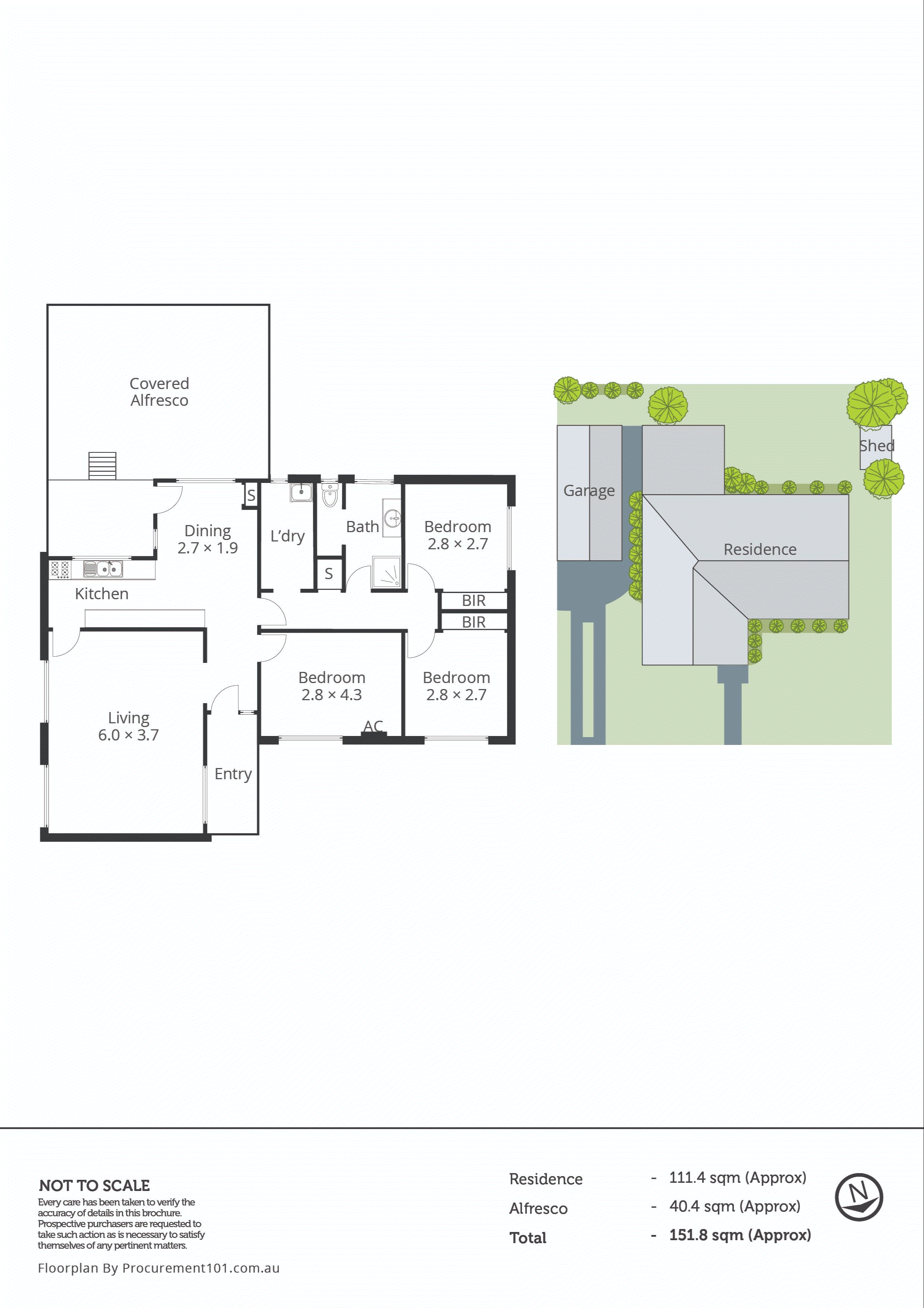 4 Valepark Close, Noble Park North VIC 3174 - Floorplan