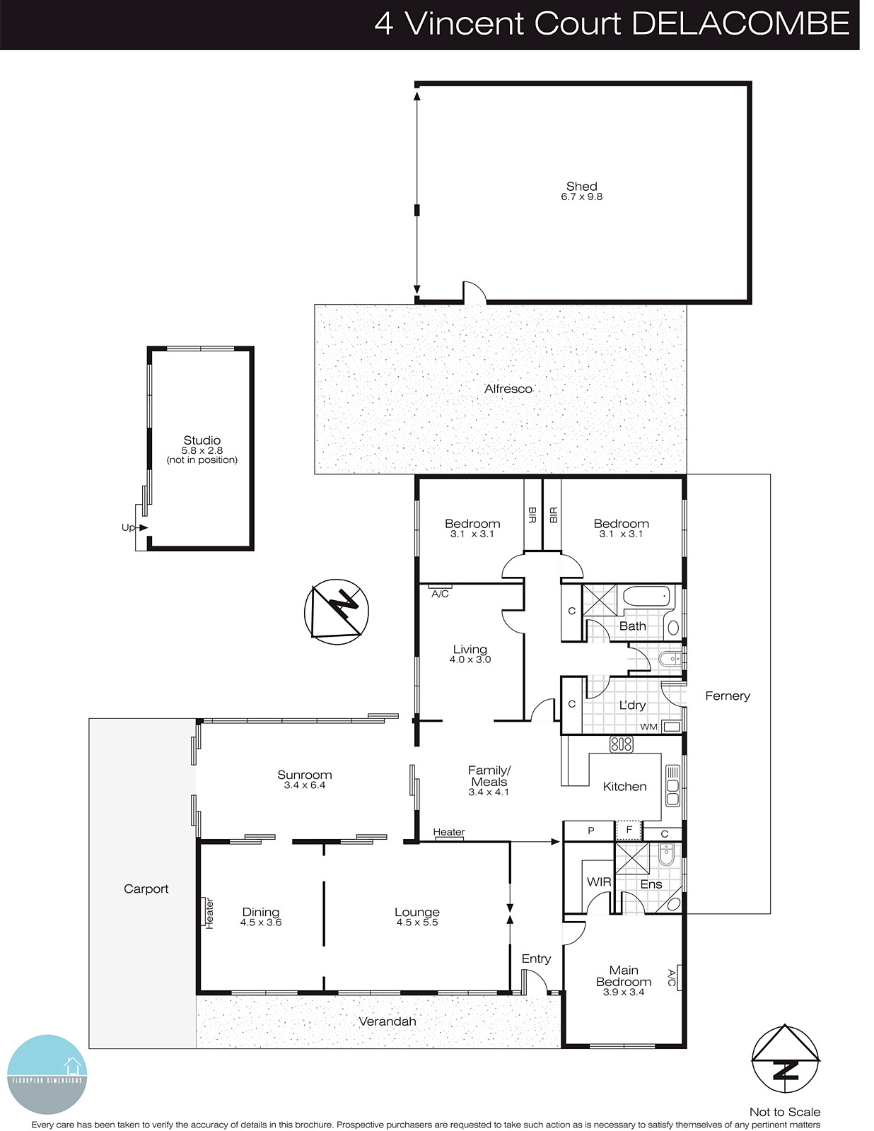 4 Vincent Court, Delacombe VIC 3356 - Floorplan