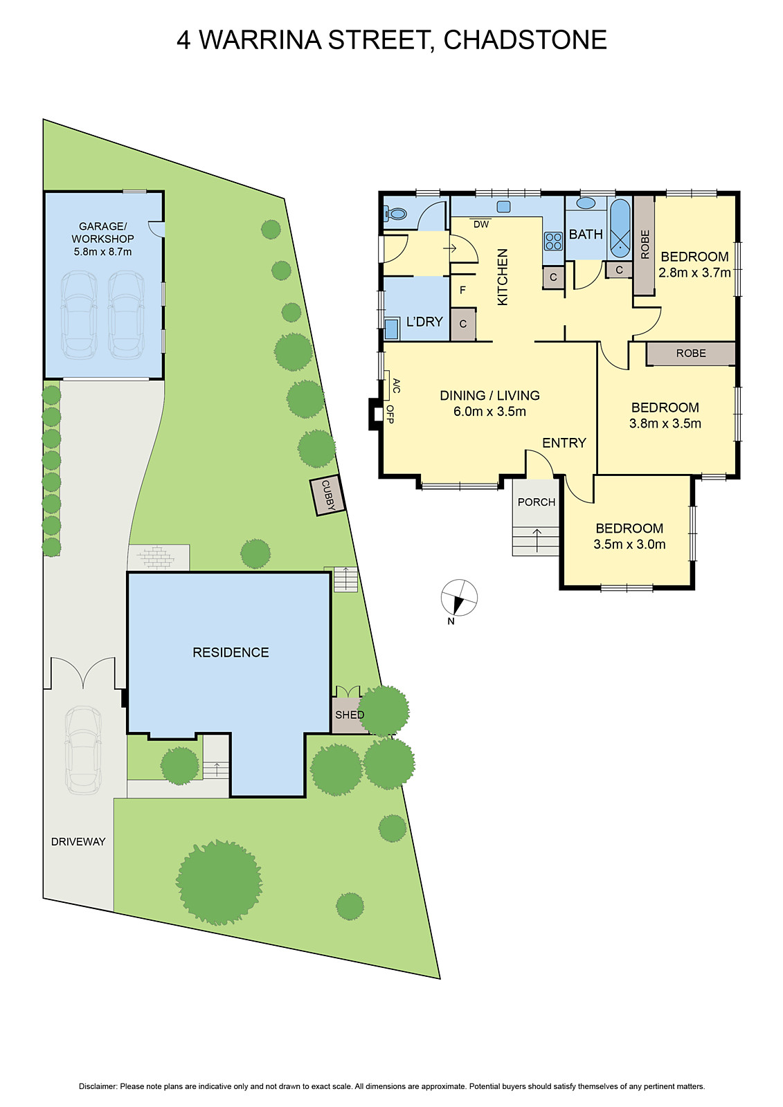 4 Warrina Street, Chadstone VIC 3148 - Floorplan