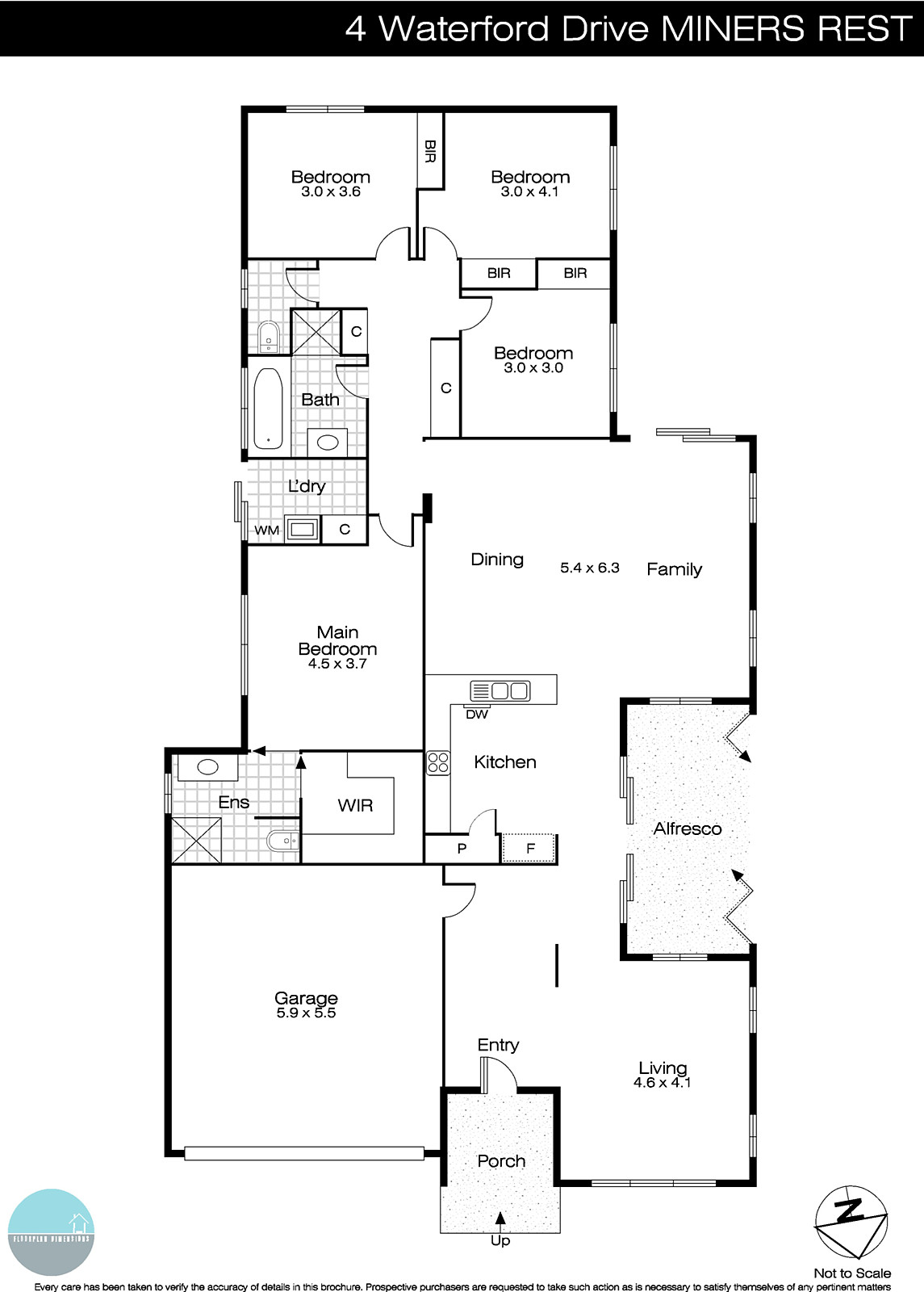4 Waterford Drive, Miners Rest VIC 3352 - Floorplan