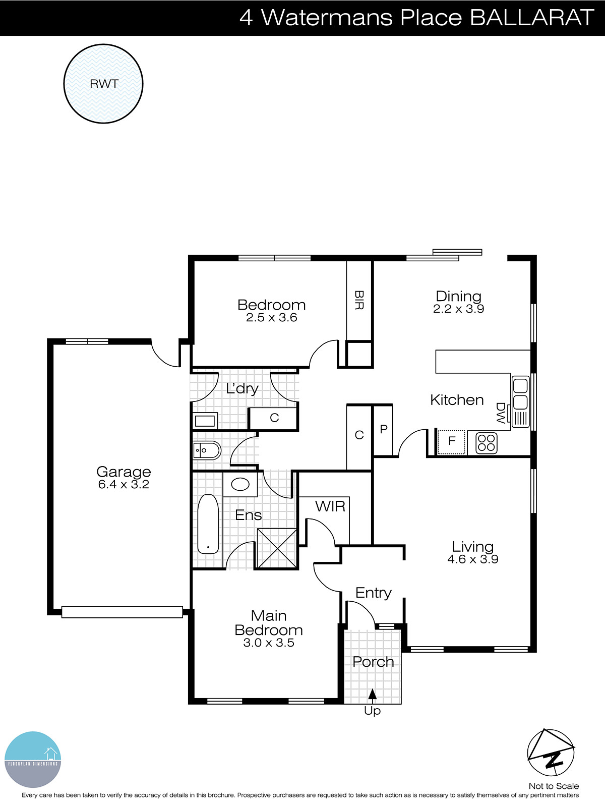 4 Watermans Place, Ballarat Central VIC 3350 - Floorplan
