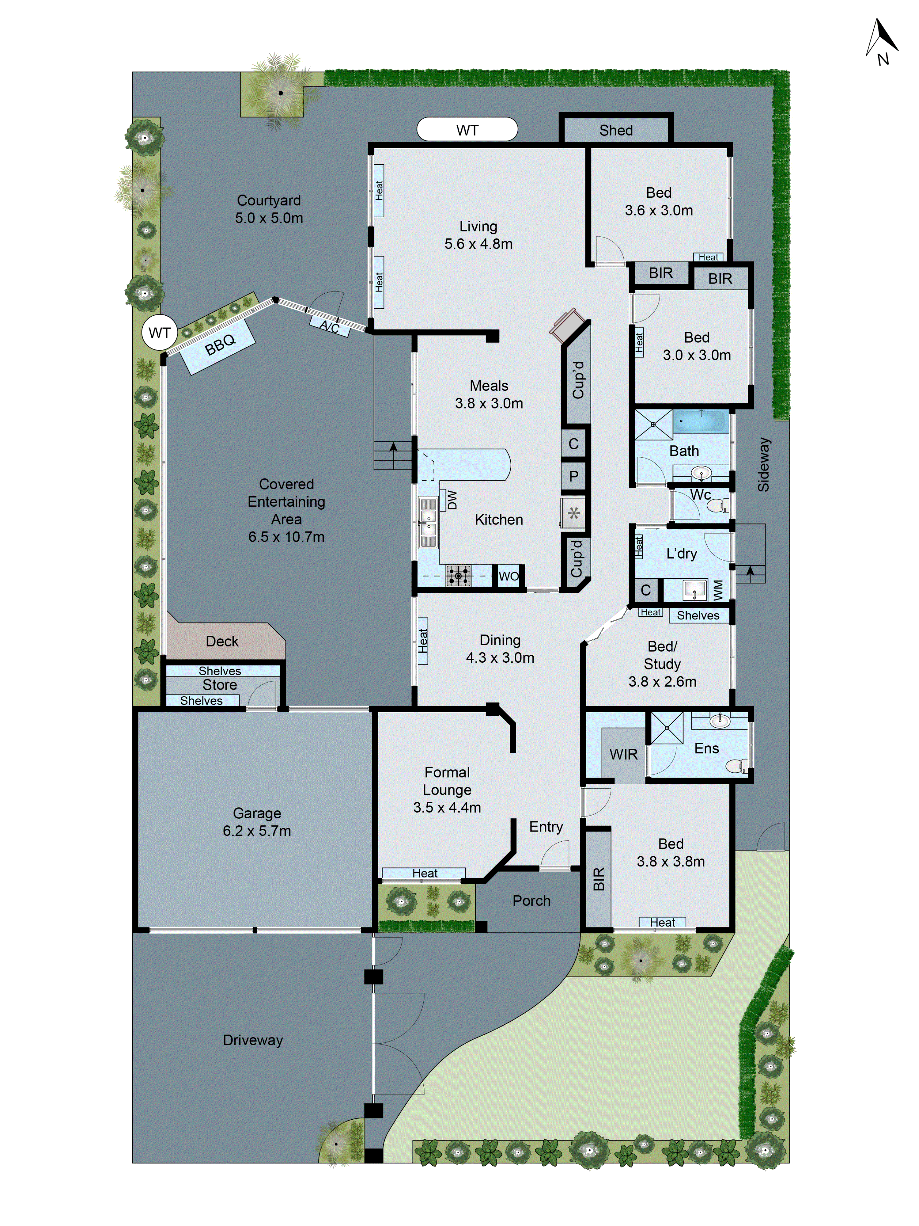 4 Watson Court, Clarinda VIC 3169 - Floorplan