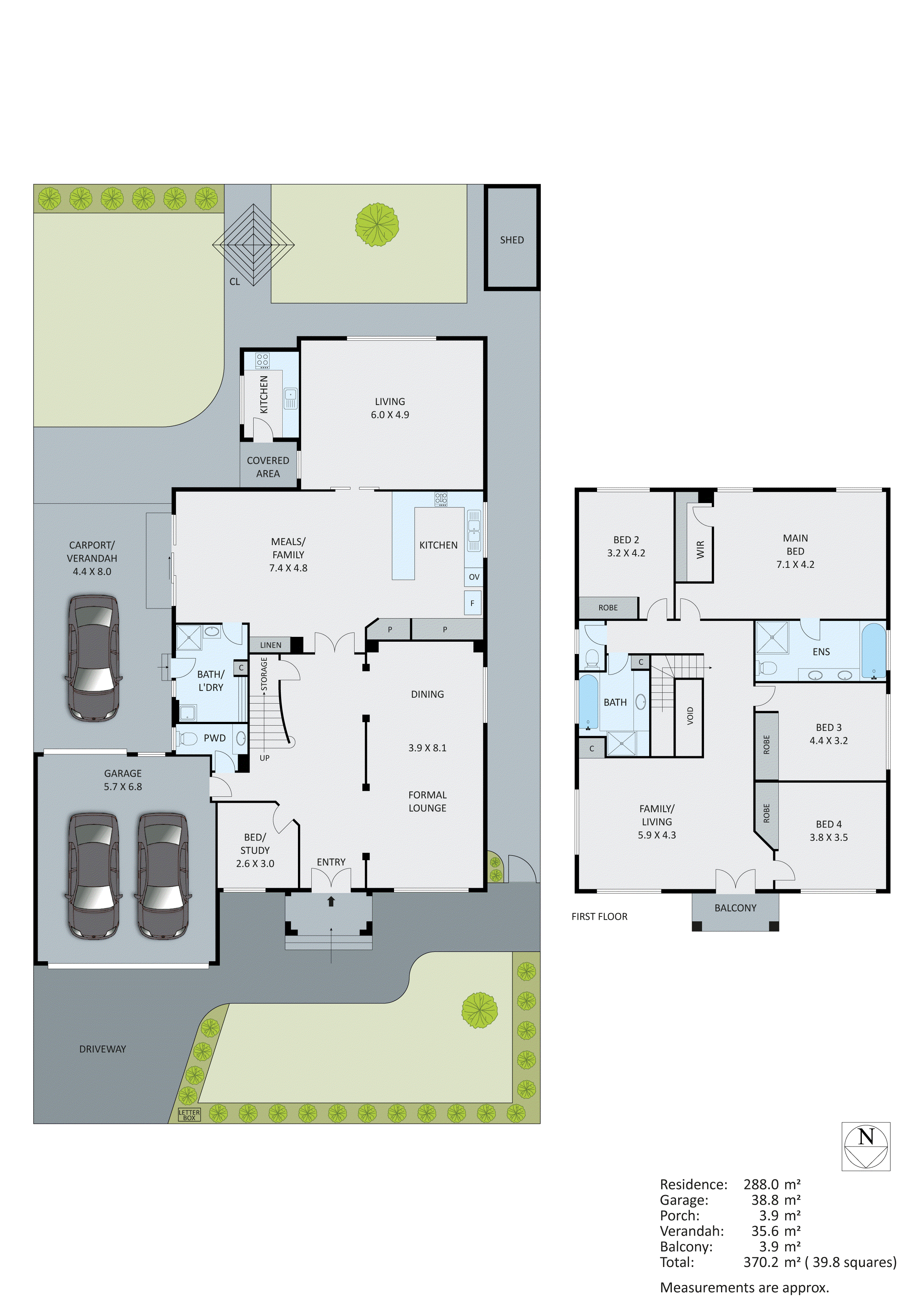 4 Wattlebird Court, Dingley Village VIC 3172 - Floorplan