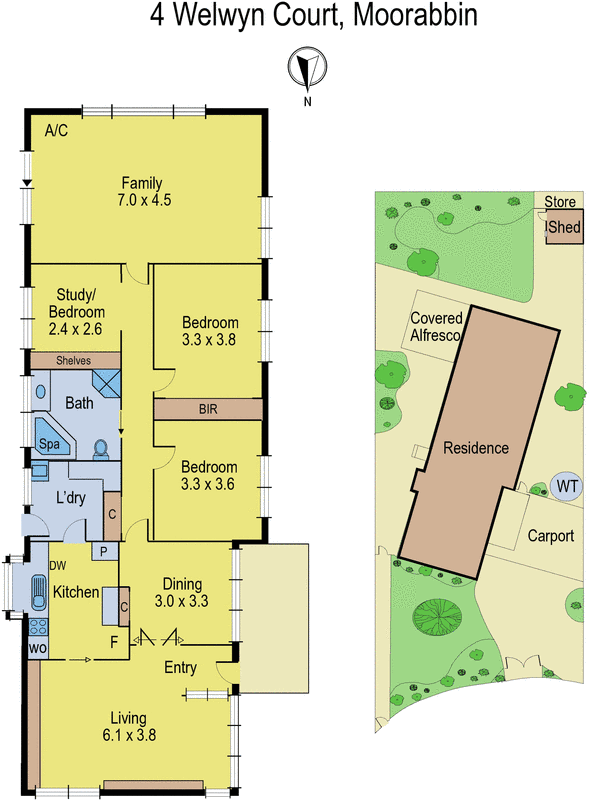 4 Welwyn Court, Moorabbin VIC 3189 - Floorplan