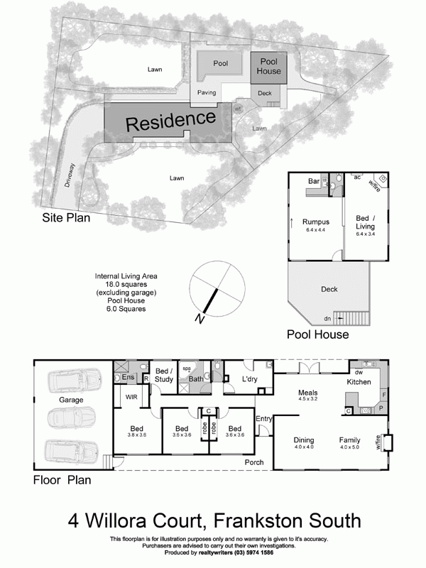 4 Willora Court, FRANKSTON SOUTH VIC 3199 - Floorplan