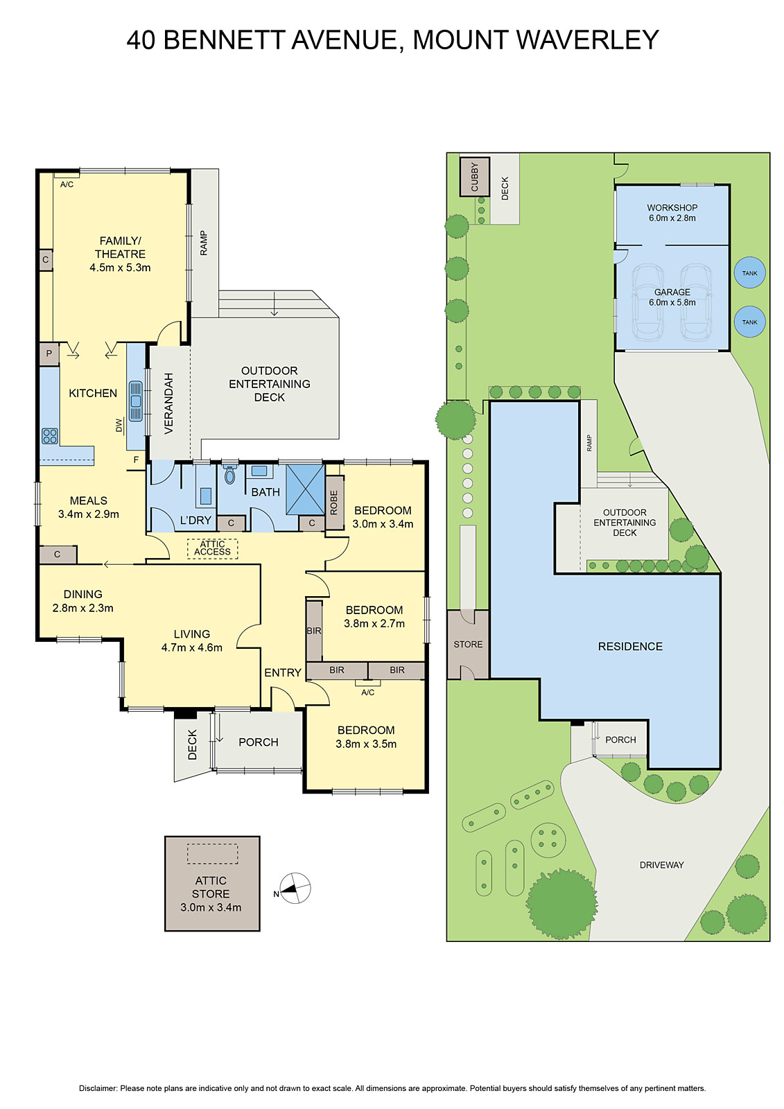 40 Bennett Avenue, Mount Waverley VIC 3149 - Floorplan