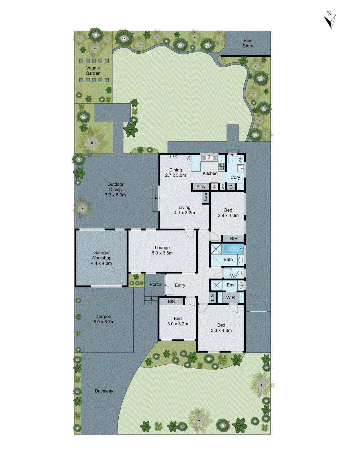 40 Cheryl Crescent, Belmont VIC 3216 - Floorplan
