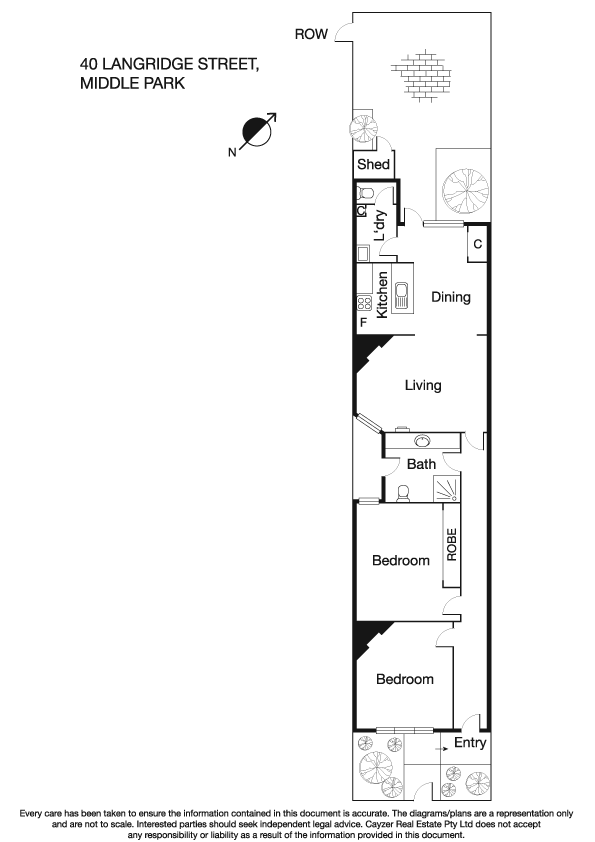 40 Langridge Street, MIDDLE PARK VIC 3206 - Floorplan