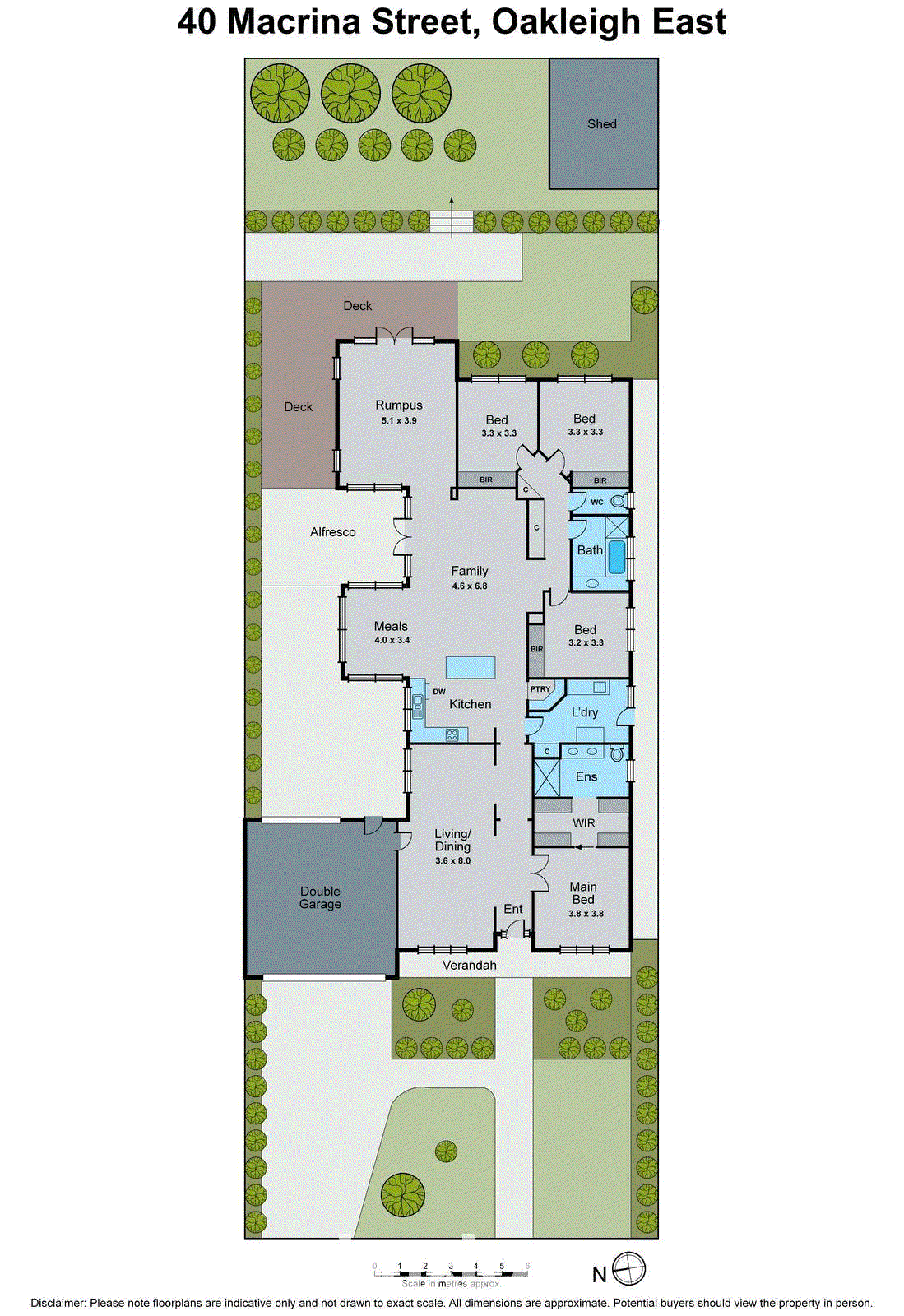 40 Macrina Street, Oakleigh East VIC 3166 - Floorplan