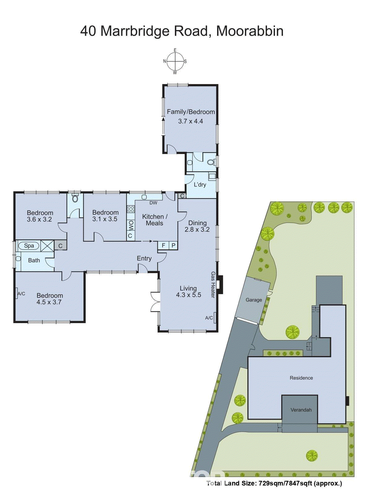40 Marrbridge Road, Moorabbin VIC 3189 - Floorplan