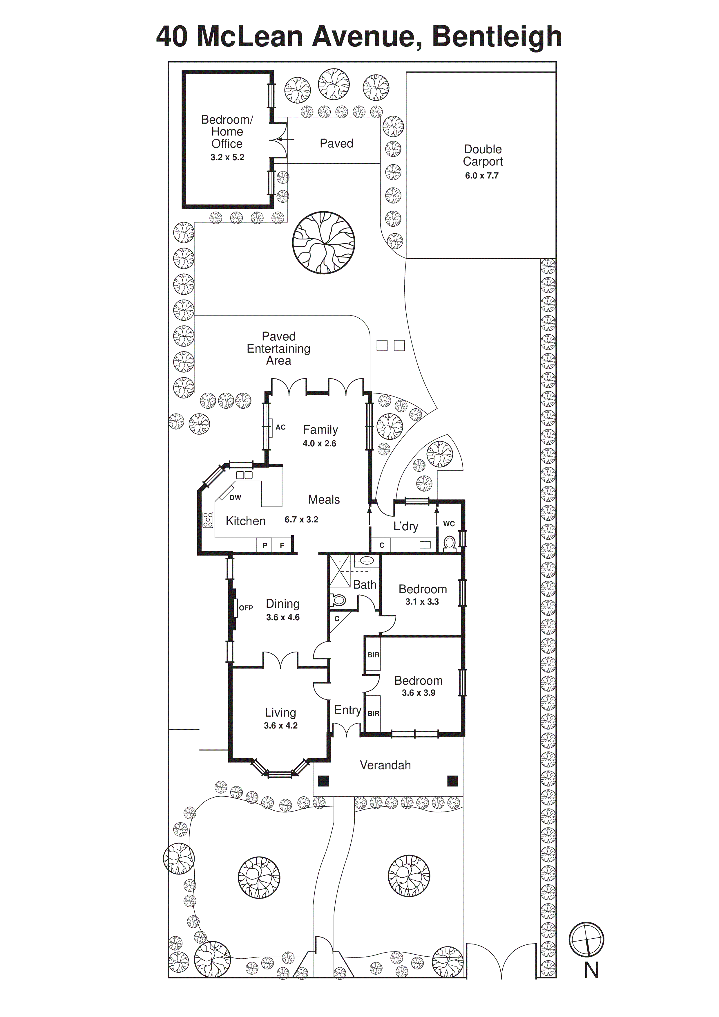 40 McLean Avenue, Bentleigh VIC 3204 - Floorplan