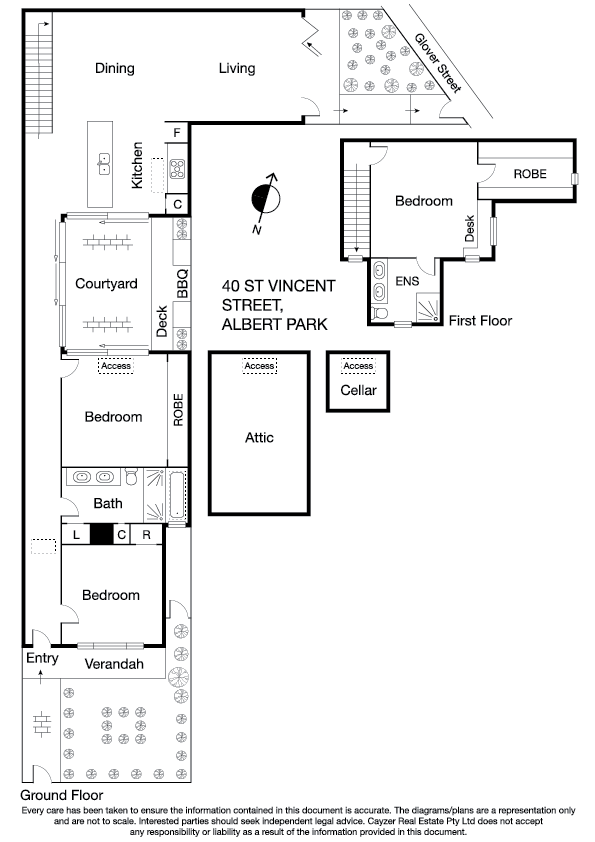 40 St Vincent Street, ALBERT PARK VIC 3206 - Floorplan