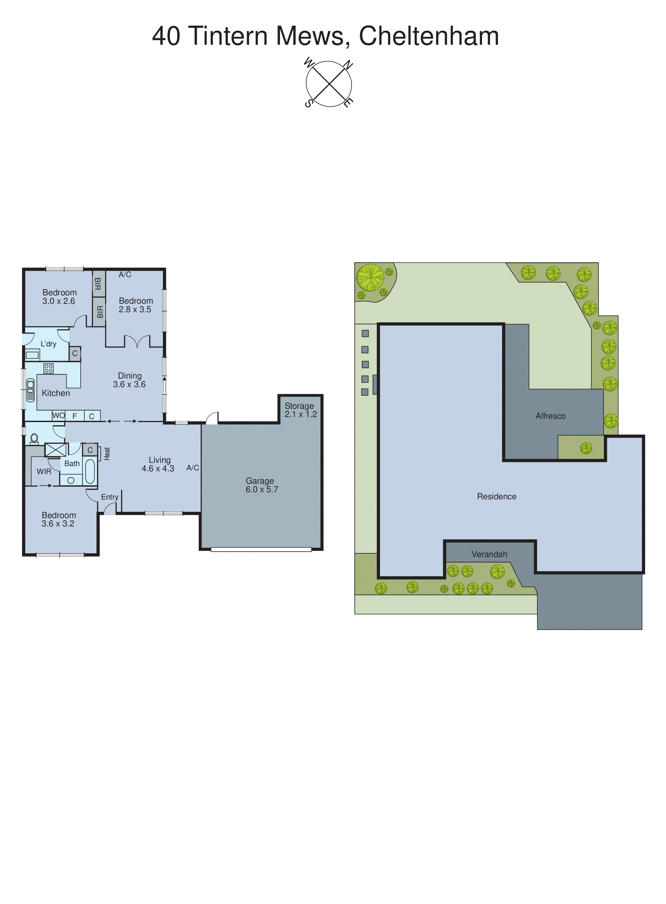 40 Tintern Mews, Cheltenham VIC 3192 - Floorplan