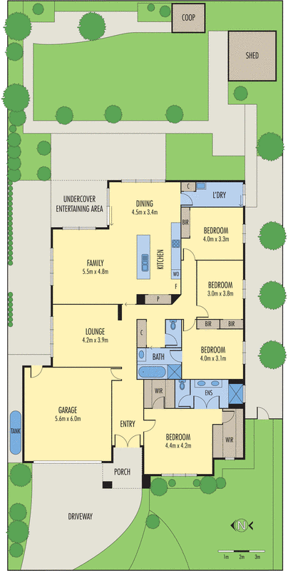 40 Yeoman Crescent, Leopold VIC 3224 - Floorplan