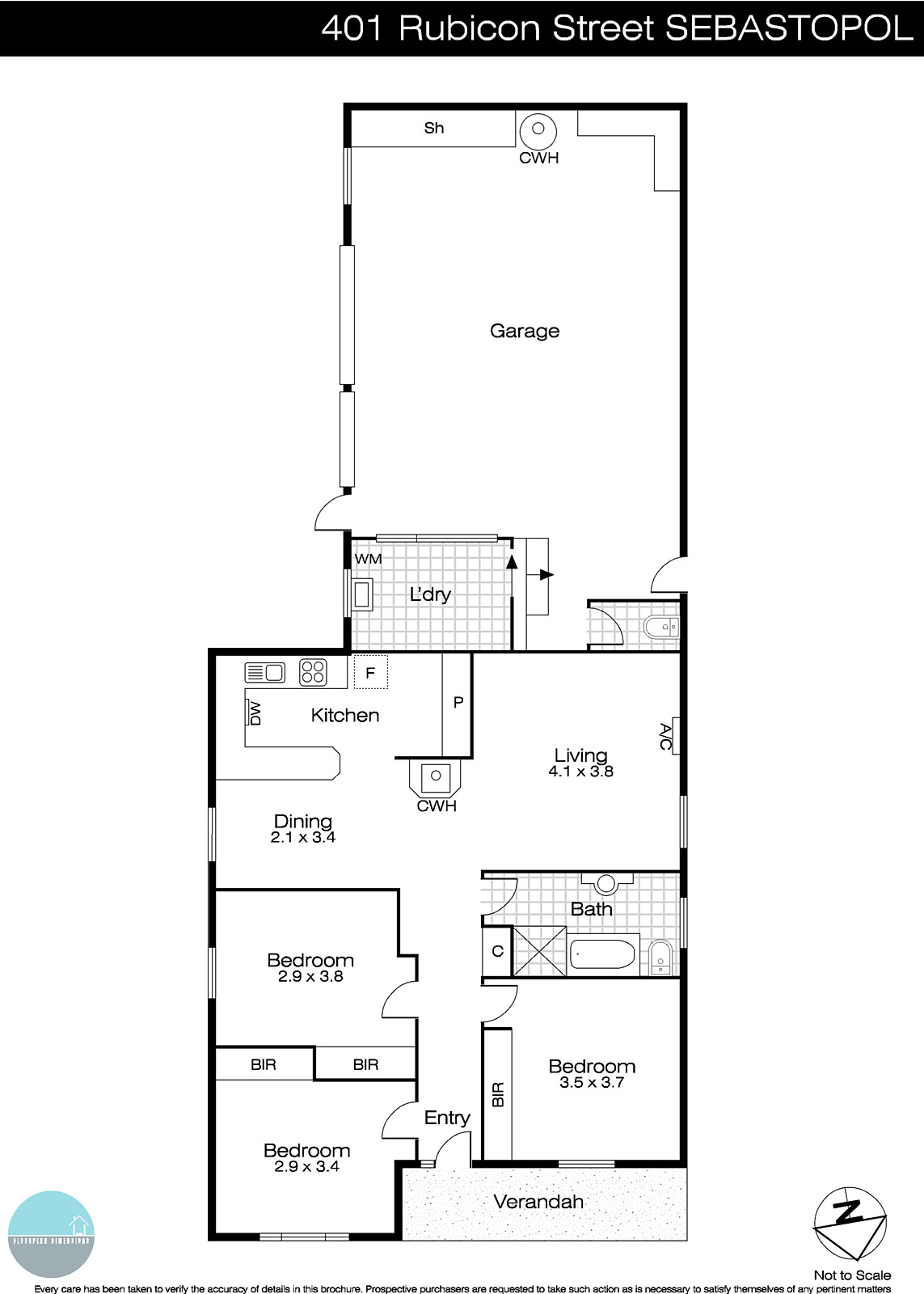 401 Rubicon Street, Sebastopol VIC 3356 - Floorplan