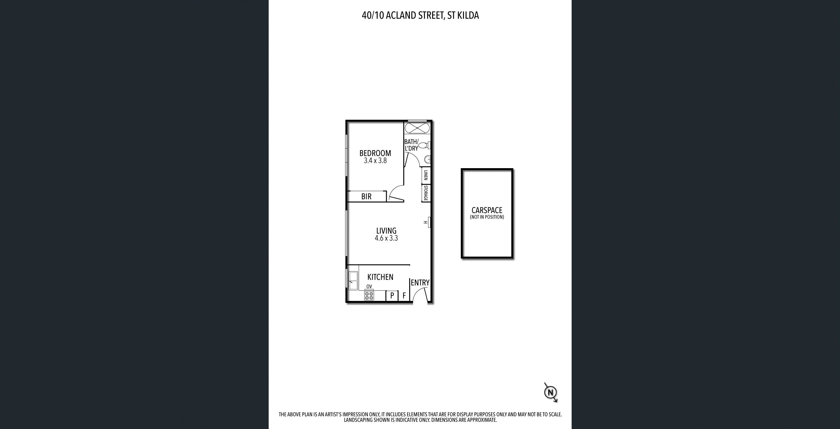 40/10 Acland Street, St Kilda VIC 3182 - Floorplan
