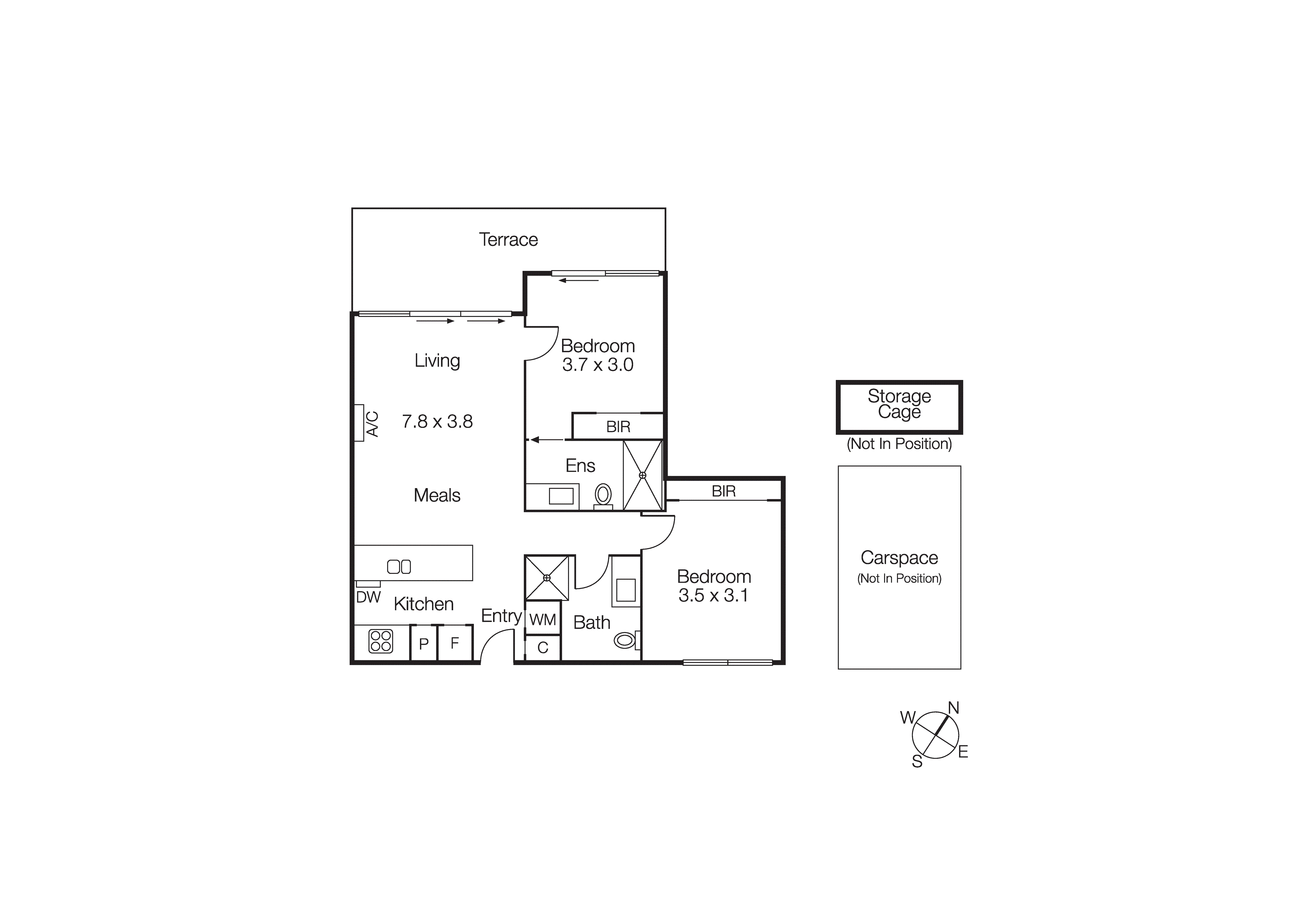 401/116 Martin Street, Brighton VIC 3186 - Floorplan