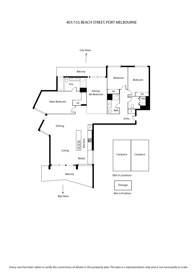 401/155 Beach St, PORT MELBOURNE VIC 3207 - Floorplan