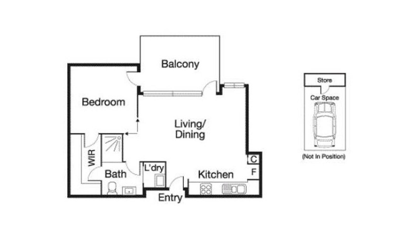 401/216 Rouse Street, Port Melbourne VIC 3207 - Floorplan