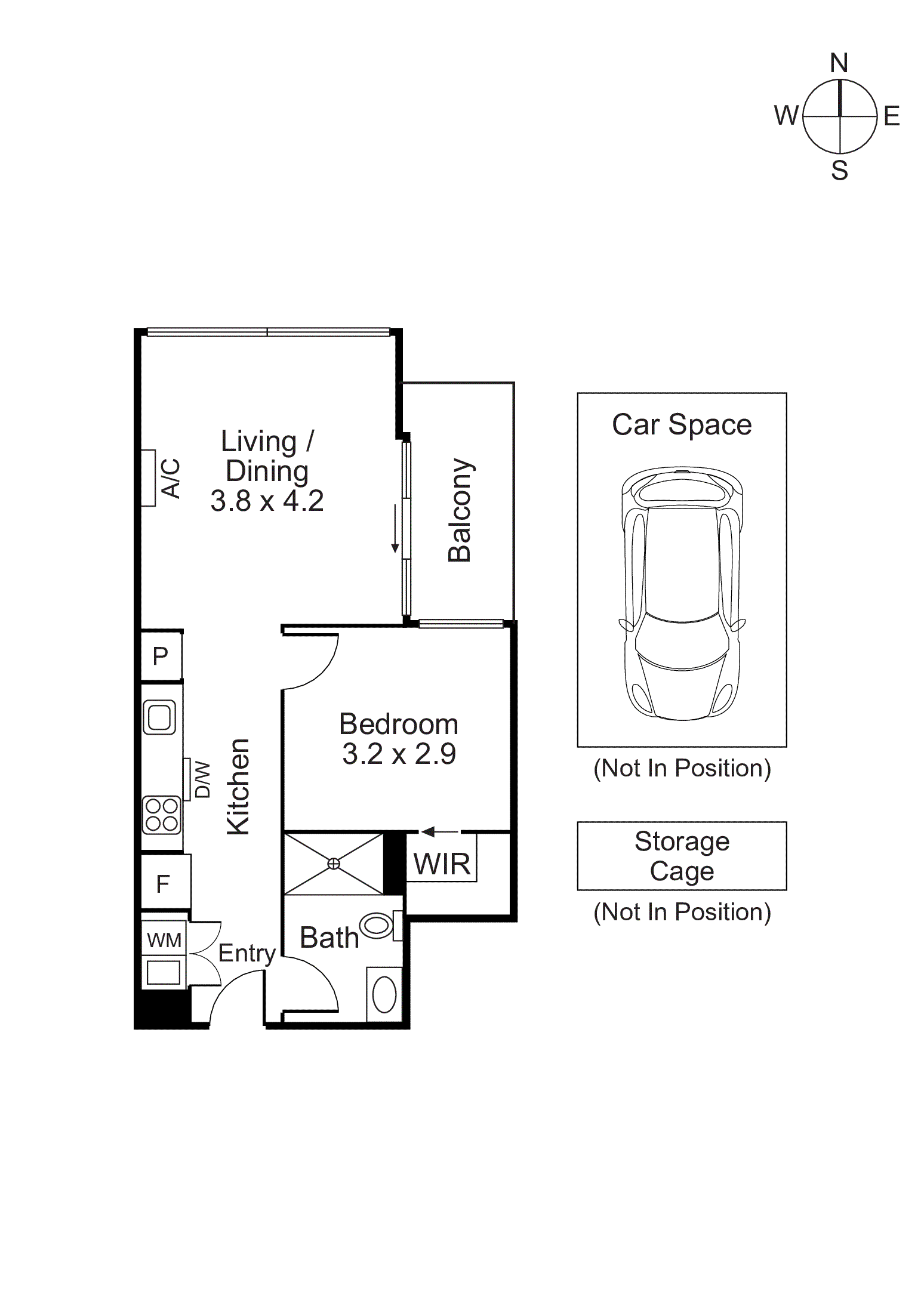 401/288 Albert Street, Brunswick VIC 3056 - Floorplan