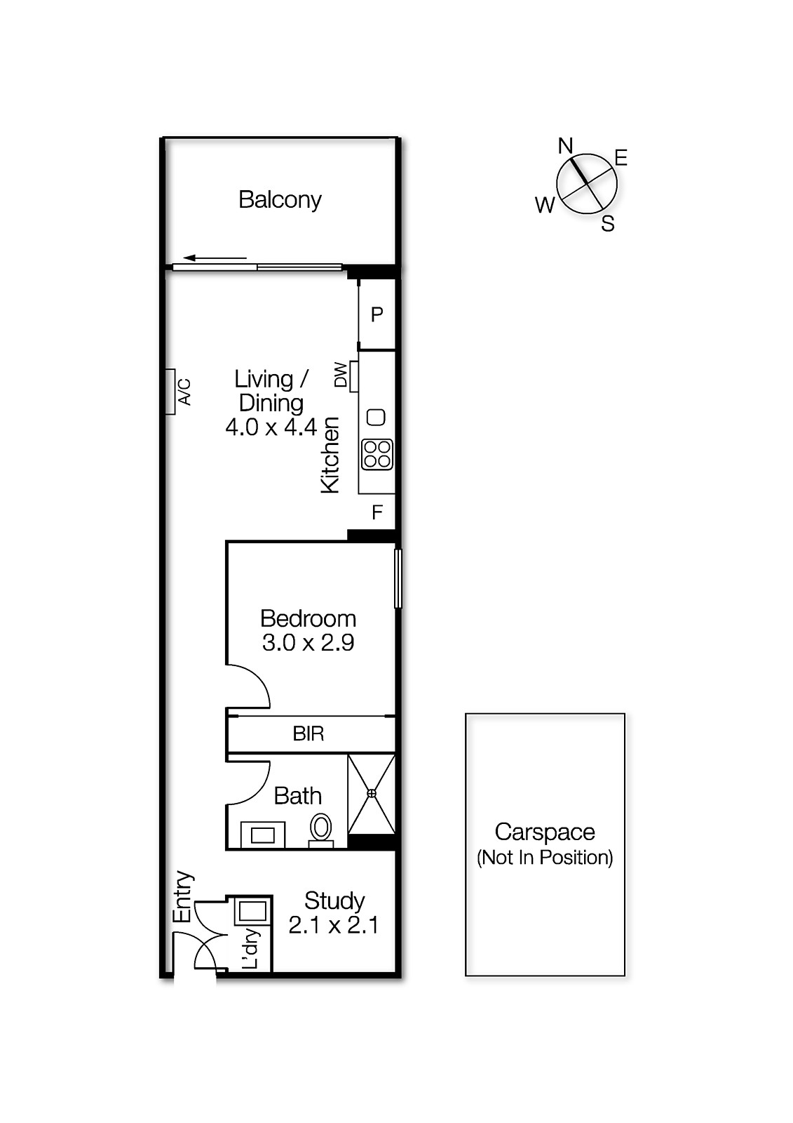 401/41 Nott Street, Port Melbourne VIC 3207 - Floorplan