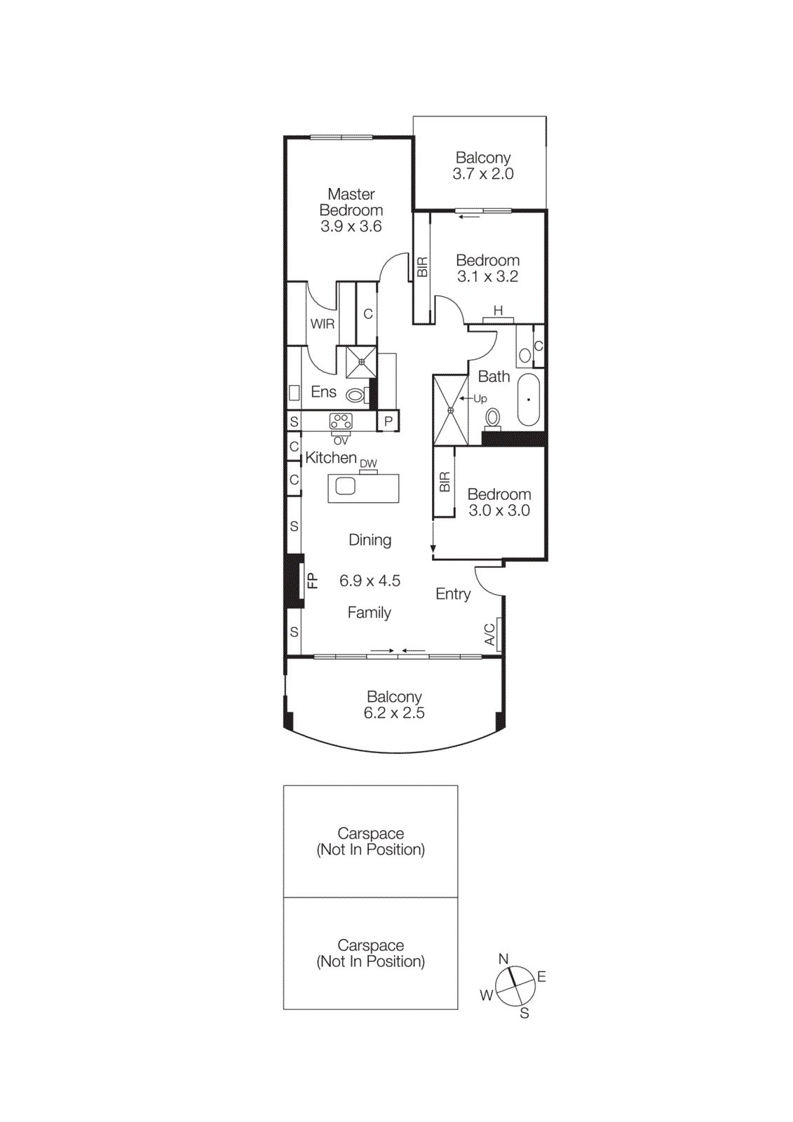 40/156 Beaconsfield Parade, Albert Park VIC 3206 - Floorplan